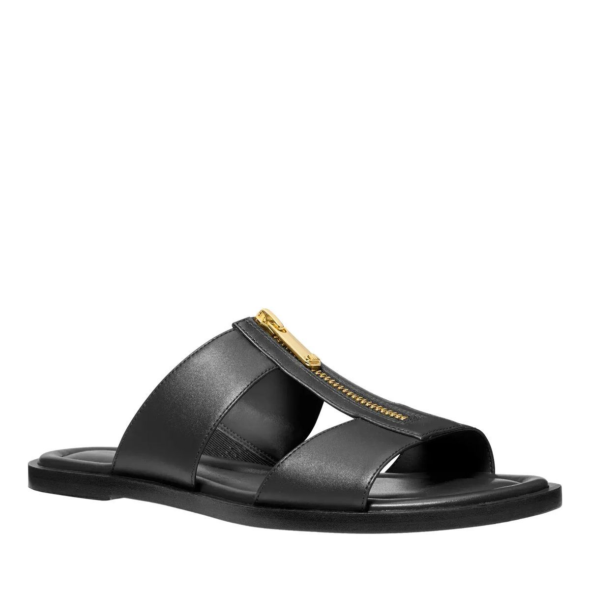 Eleganter Slide-Sandal mit Reißverschluss