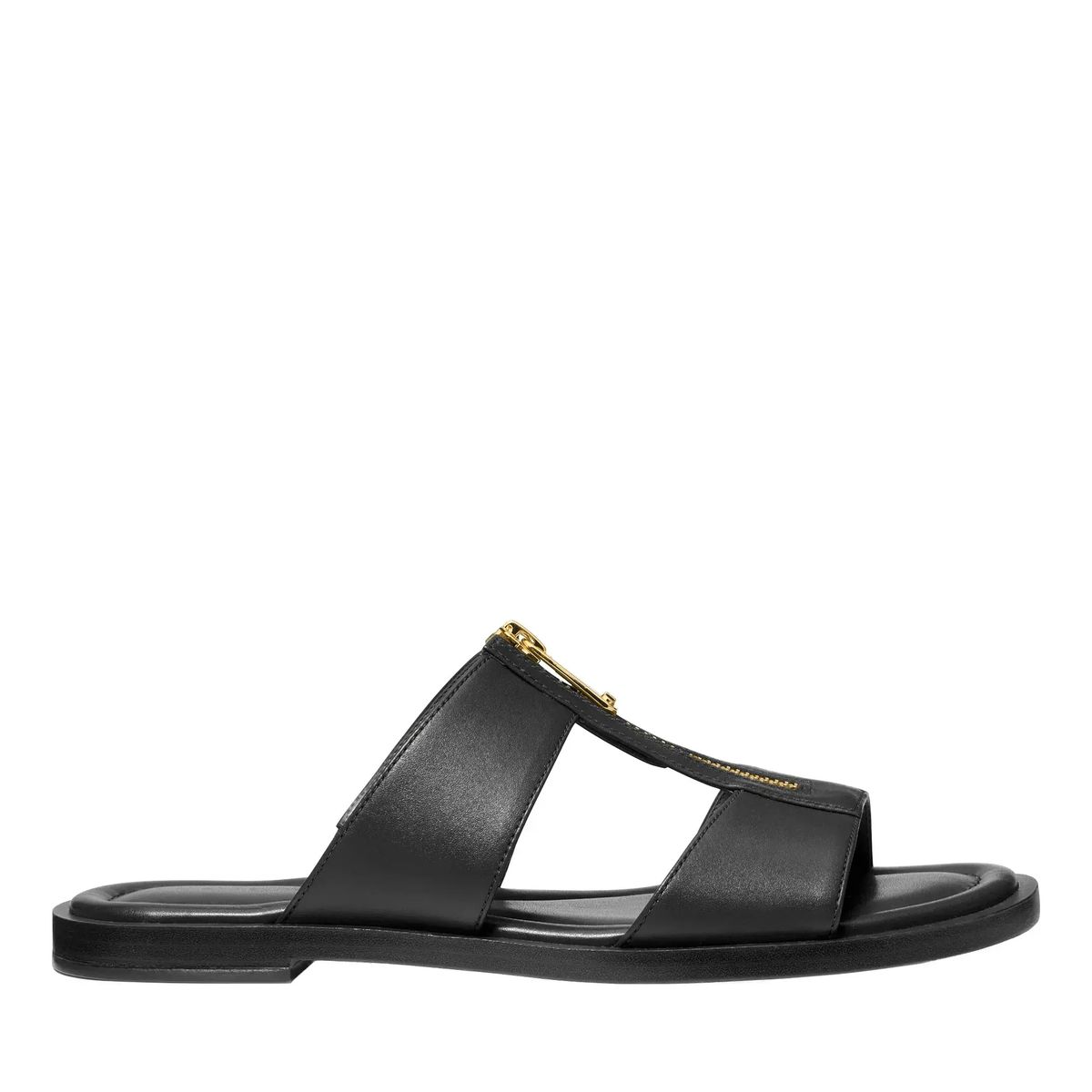 Eleganter Slide-Sandal mit Reißverschluss