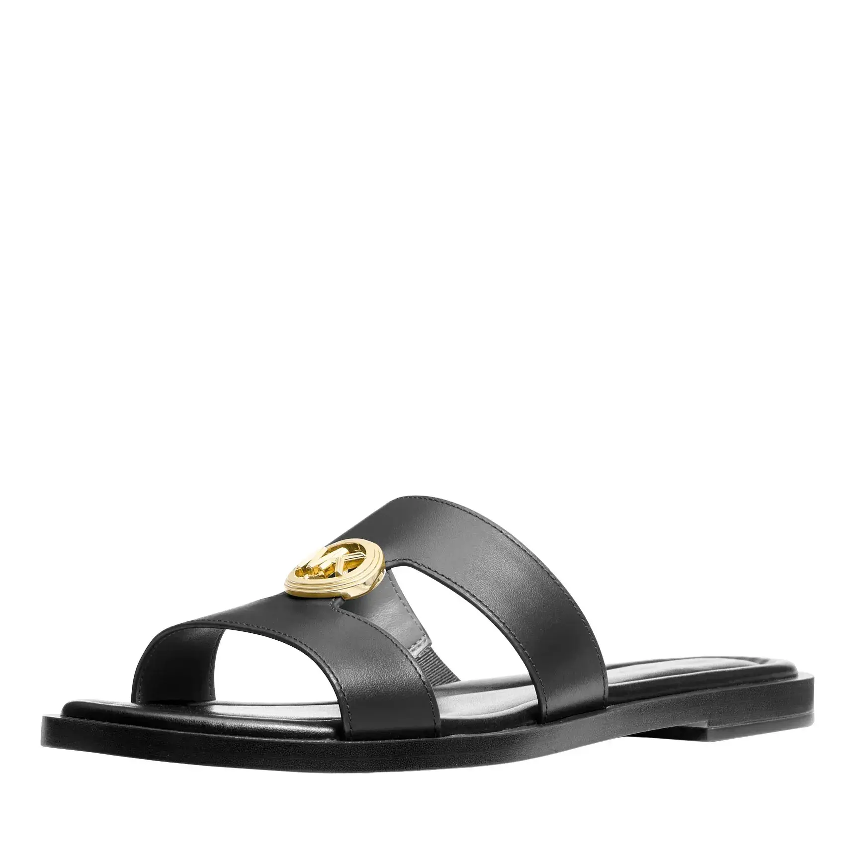 Elegante Leder-Sandalen mit Doppelriemen