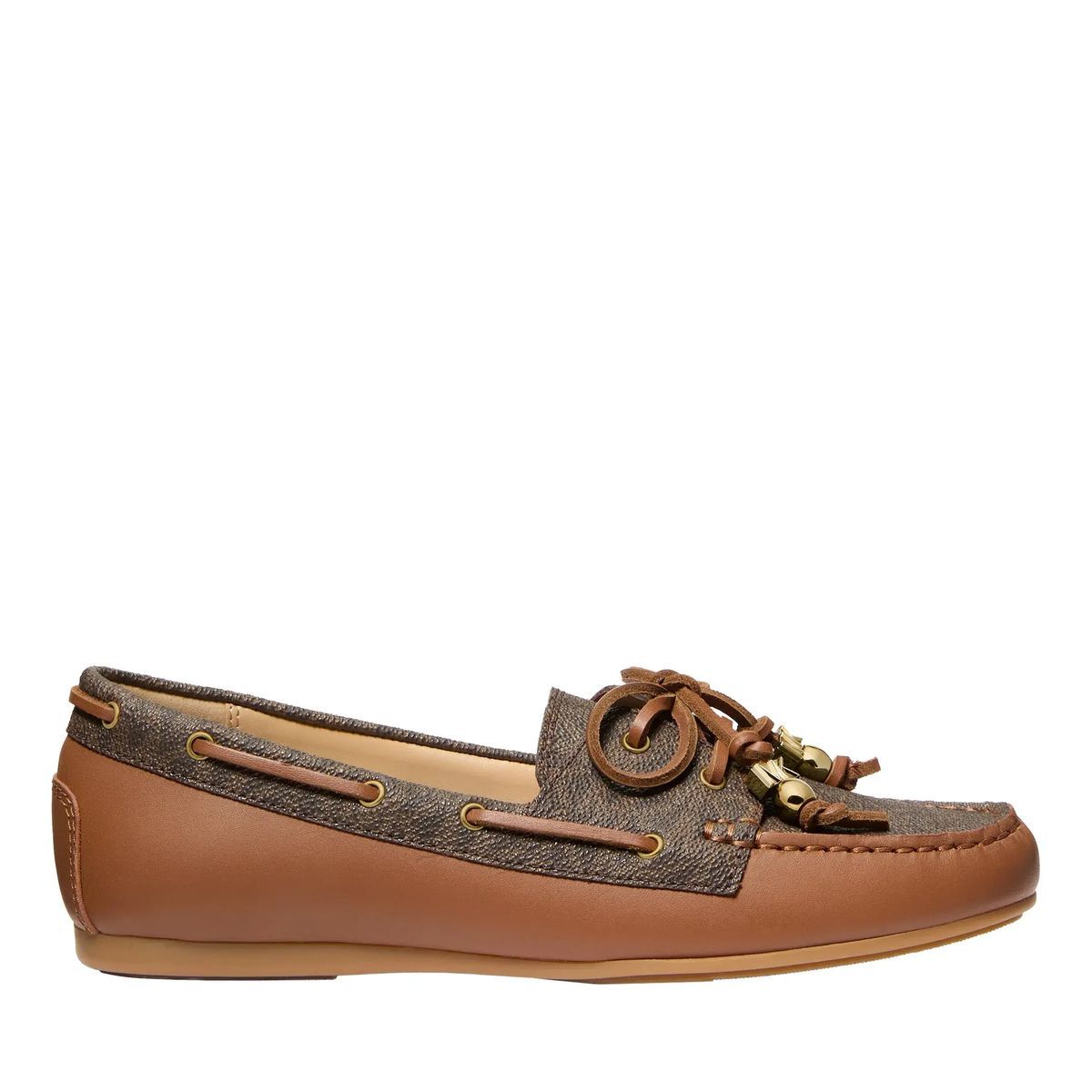 Klassische Leder Mokassin Slipper