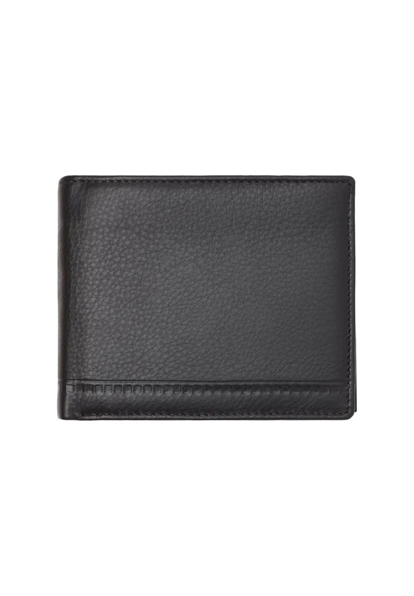 Klassische Leder-Bifold-Geldbörse