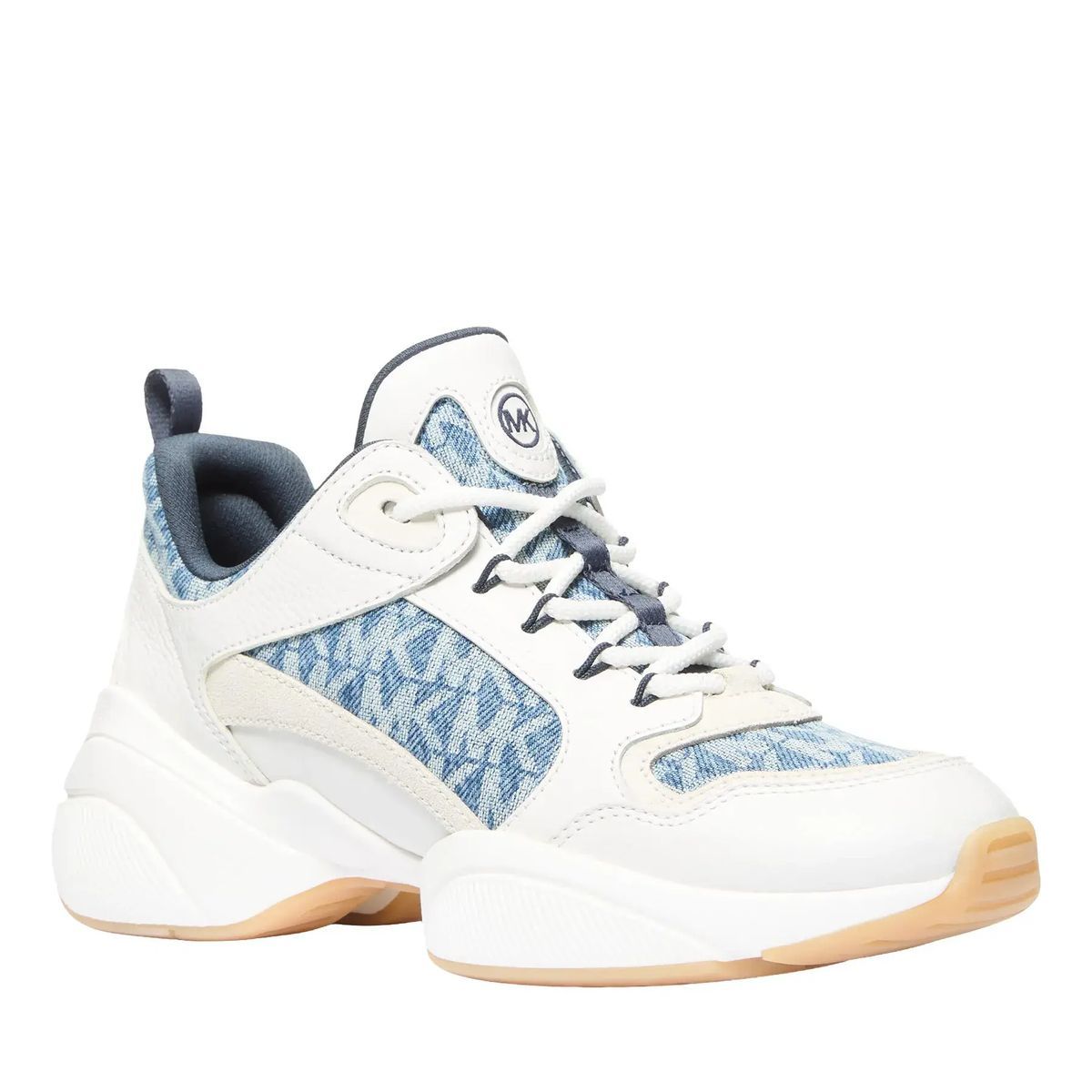 Logo Denim Low-Top Trainer Sneaker