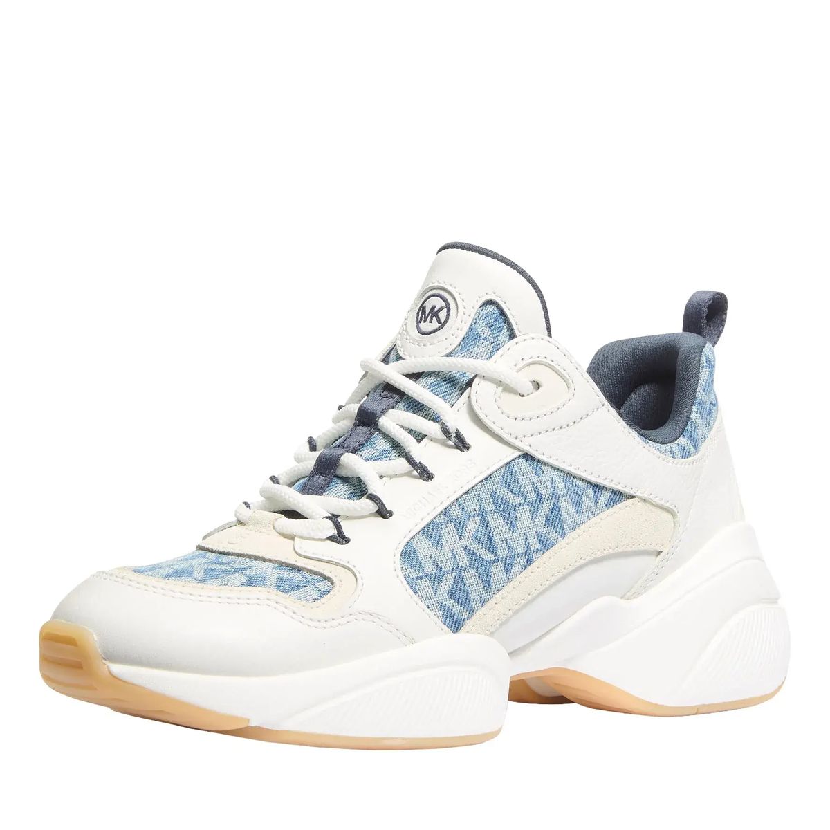 Logo Denim Low-Top Trainer Sneaker