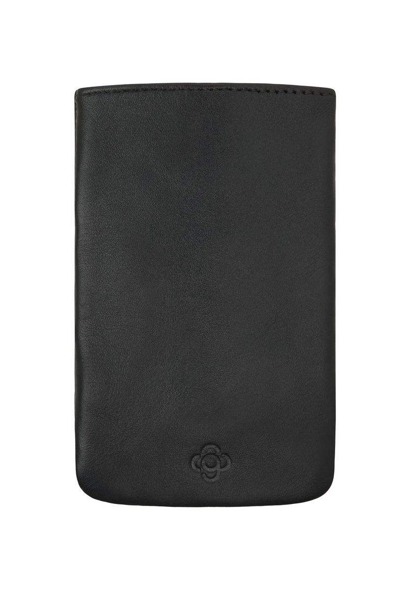 Minimalistisches Schlüsseletui aus genarbtem Leder