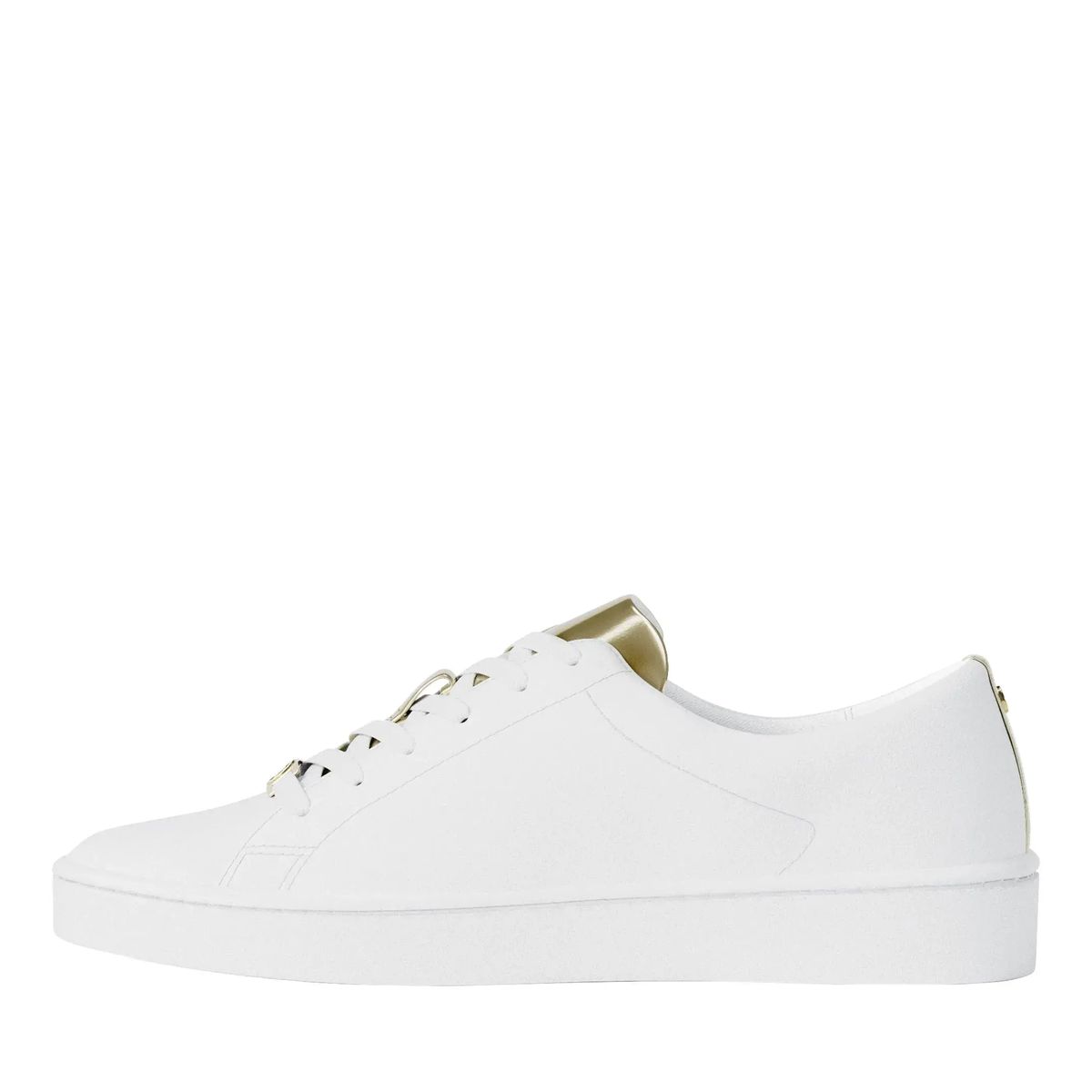 Minimalistische Low-Top-Sneakers in Lederoptik