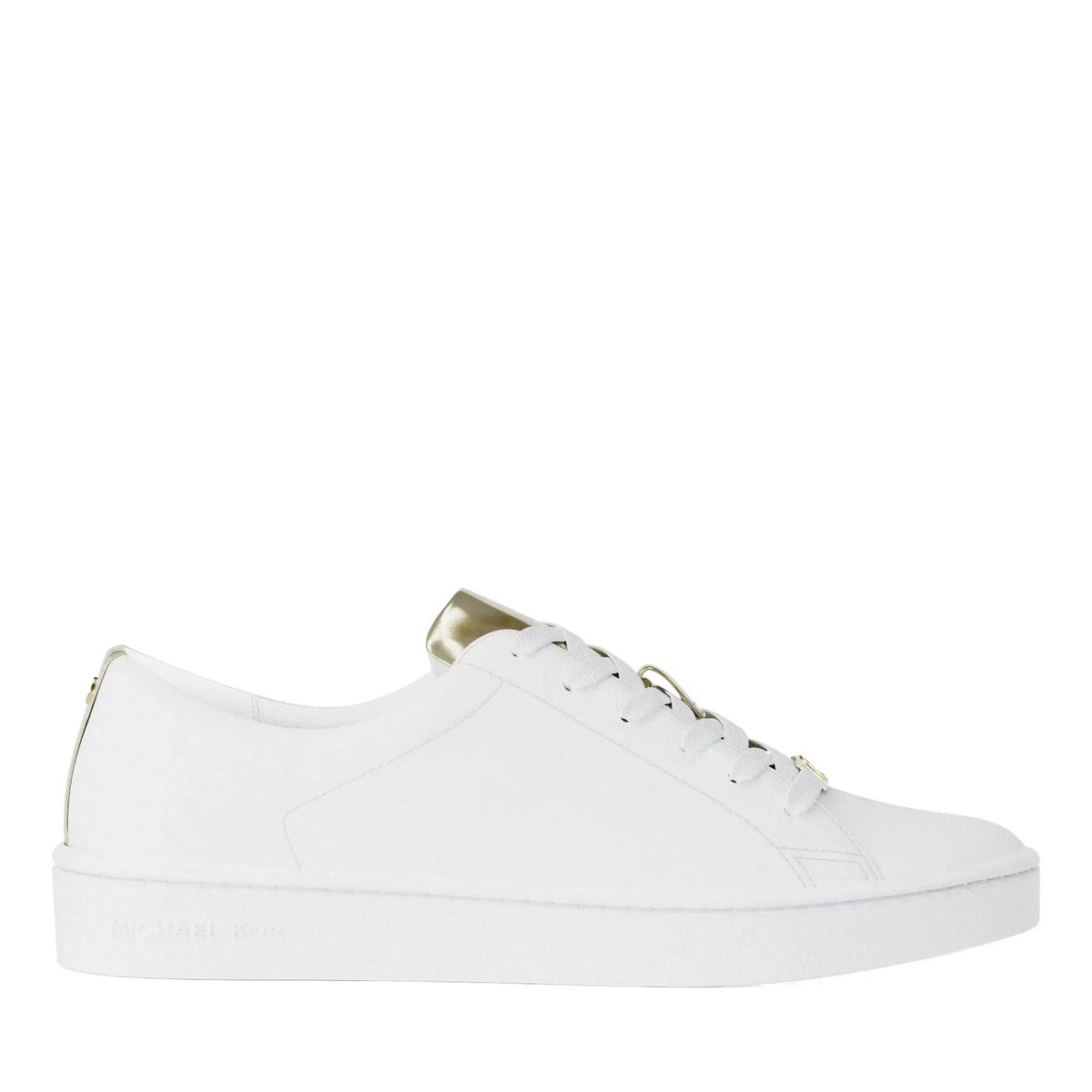 Minimalistische Low-Top-Sneakers in Lederoptik