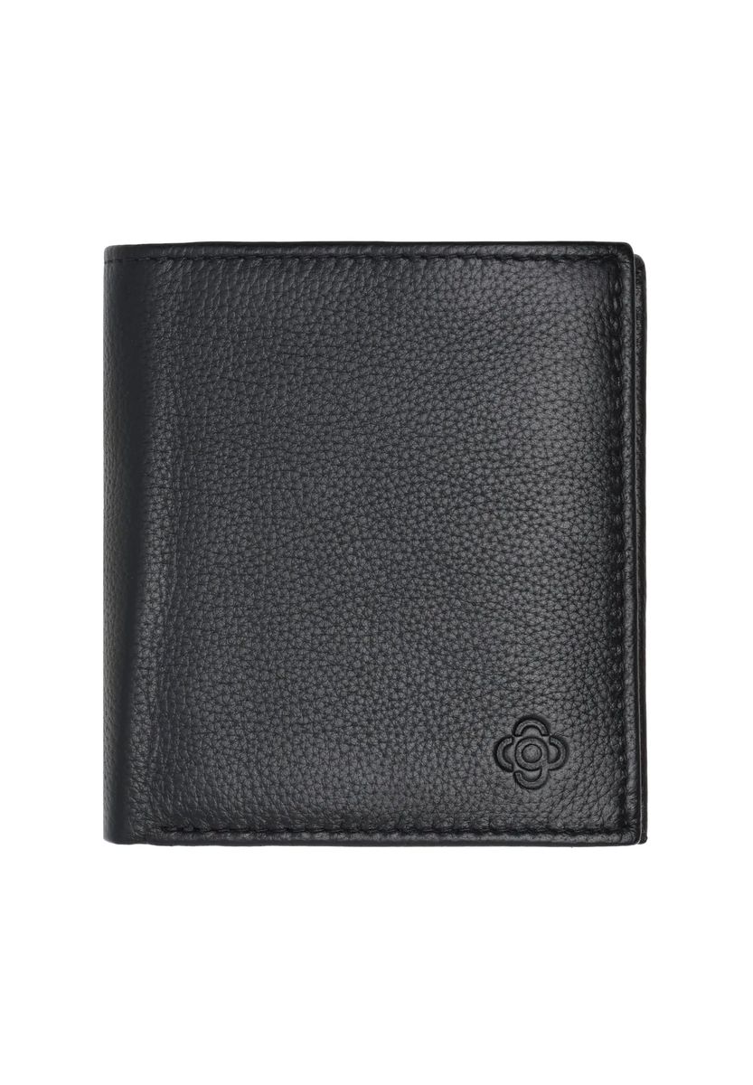 Multifunktionale Brieftasche aus genarbtem Leder