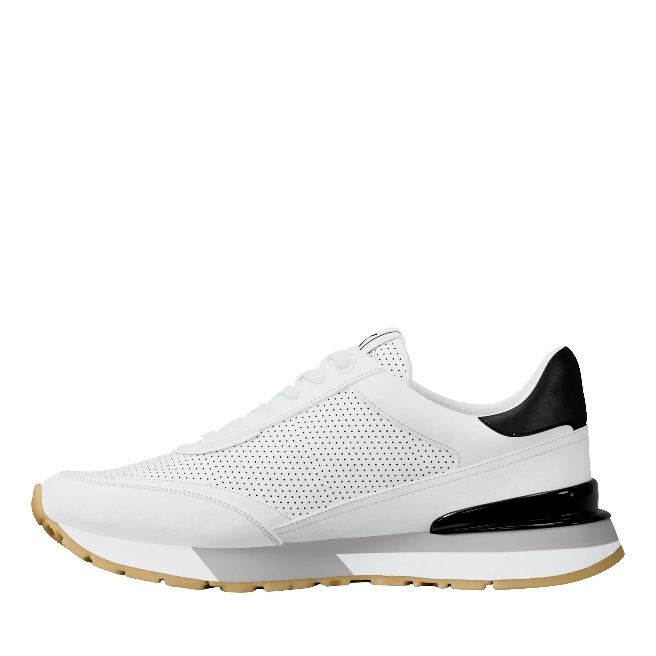 Weißer Low-Top Fashion Sneaker Nova