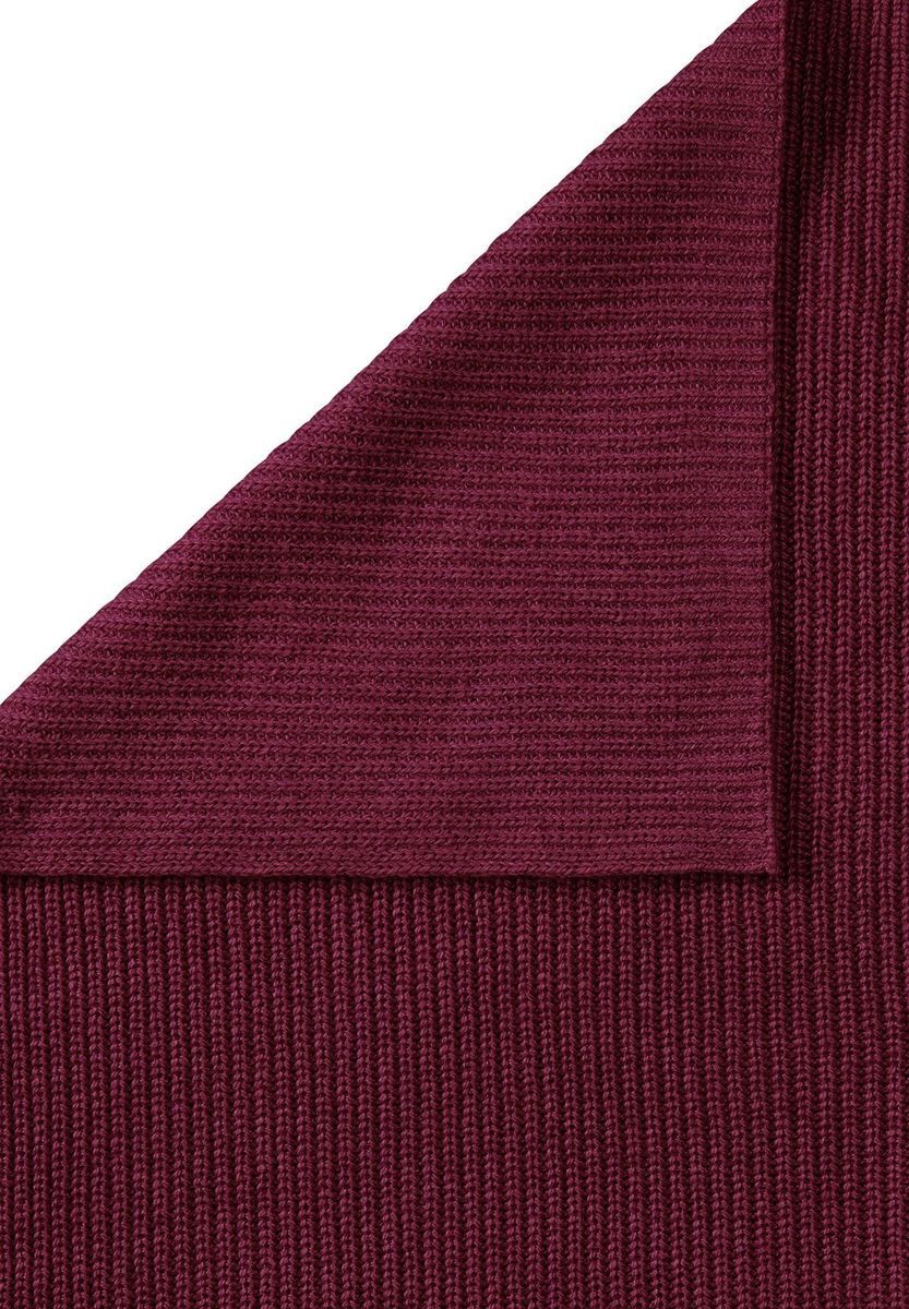 Gerippter Strickschal mit Seidenanteil Unisex