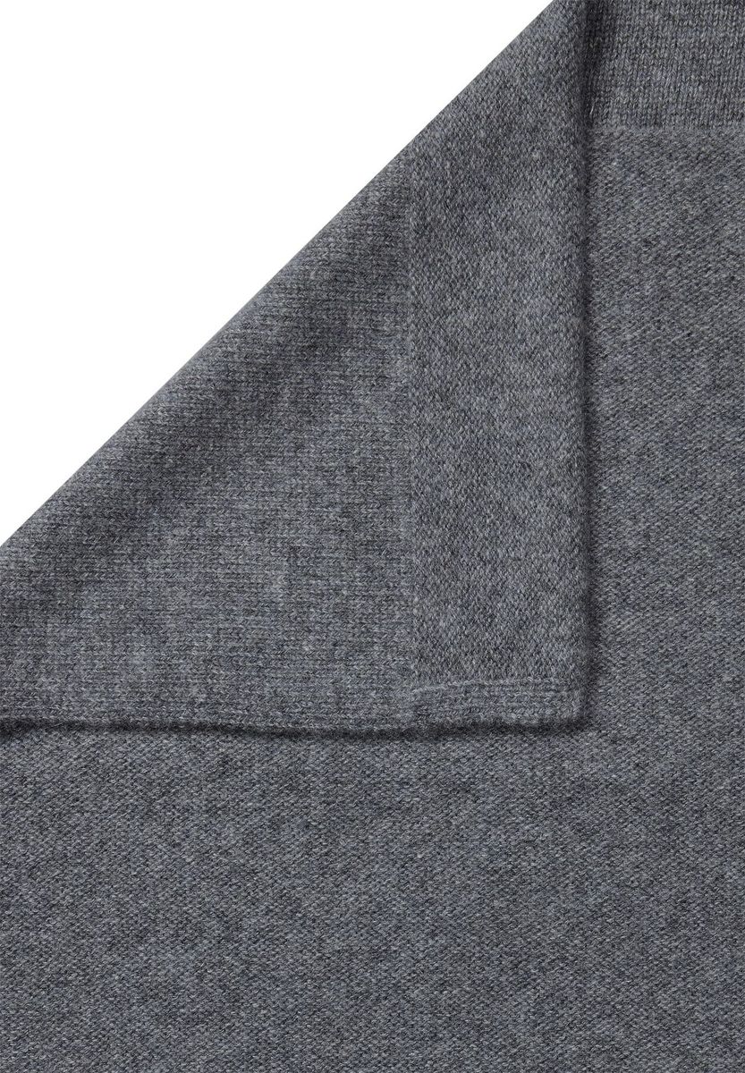 GALERIA Cashmere-Schal, 40x180 cm, Rippe, für Damen, grau, OneSize