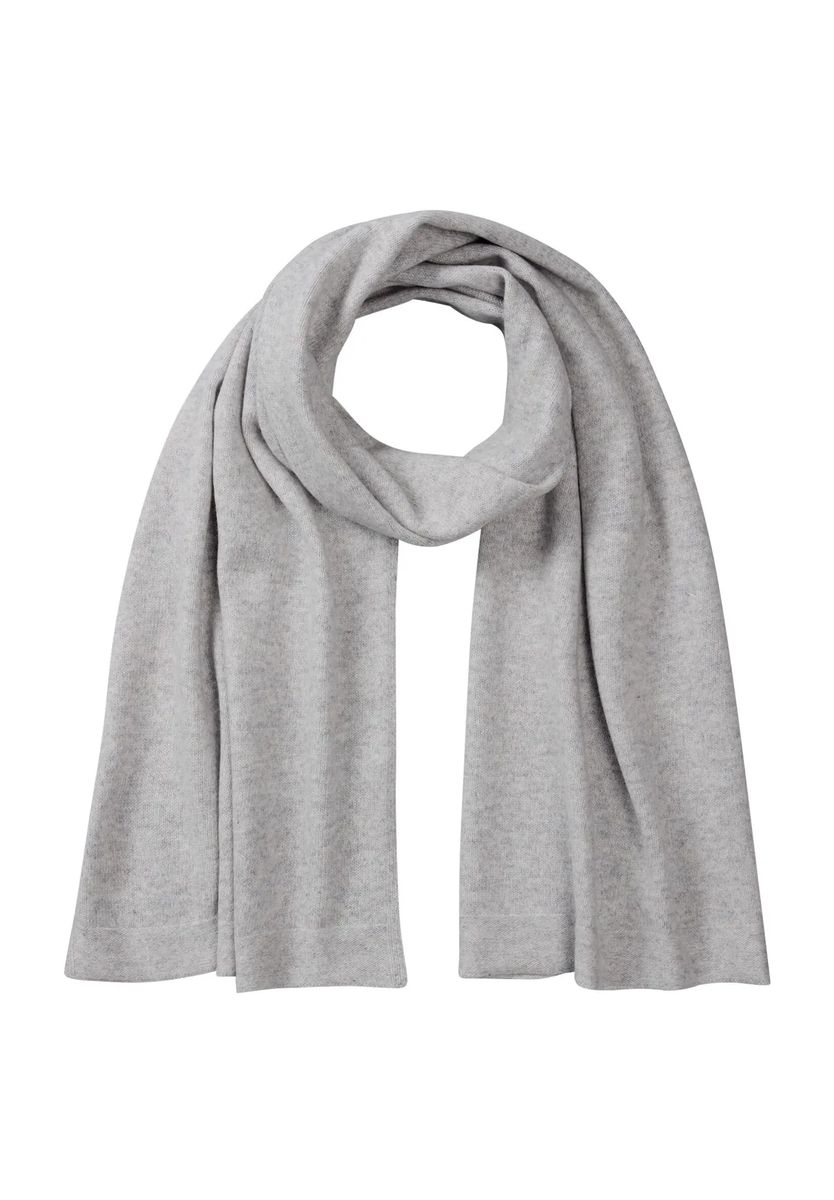 GALERIA Cashmere-Schal, 40x180 cm, Rippe, für Damen, grau, OneSize