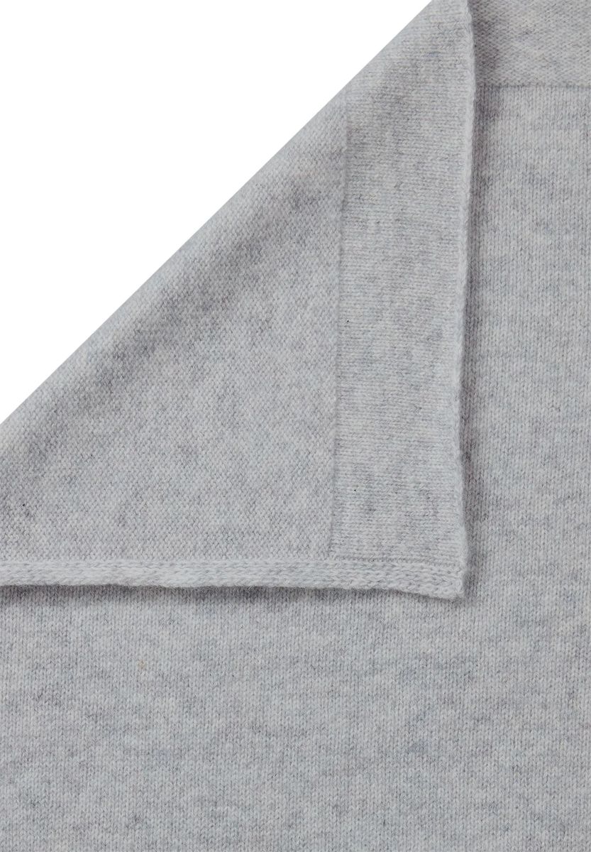 GALERIA Cashmere-Schal, 40x180 cm, Rippe, für Damen, grau, OneSize