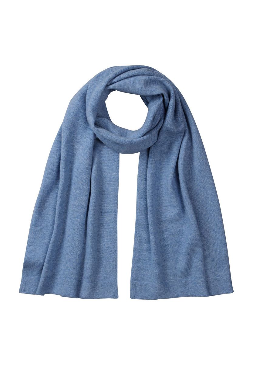 GALERIA Cashmere-Schal, 40x180 cm, Rippe, für Damen, blau, OneSize