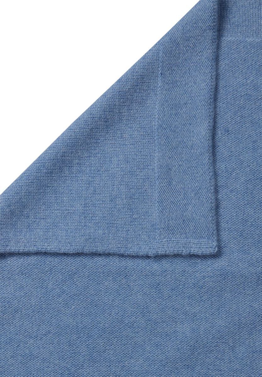 GALERIA Cashmere-Schal, 40x180 cm, Rippe, für Damen, blau, OneSize