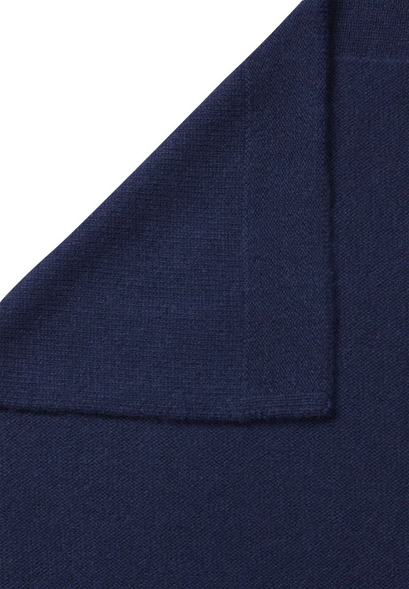 GALERIA Cashmere-Schal, 40x180 cm, Rippe, für Damen, blau, OneSize