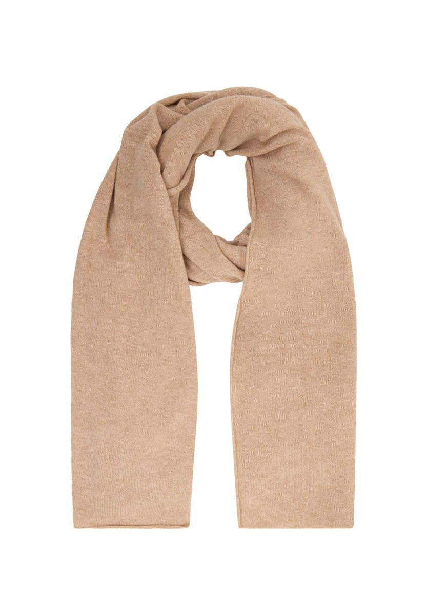 Klassischer Kaschmirschal in neutralem Beige