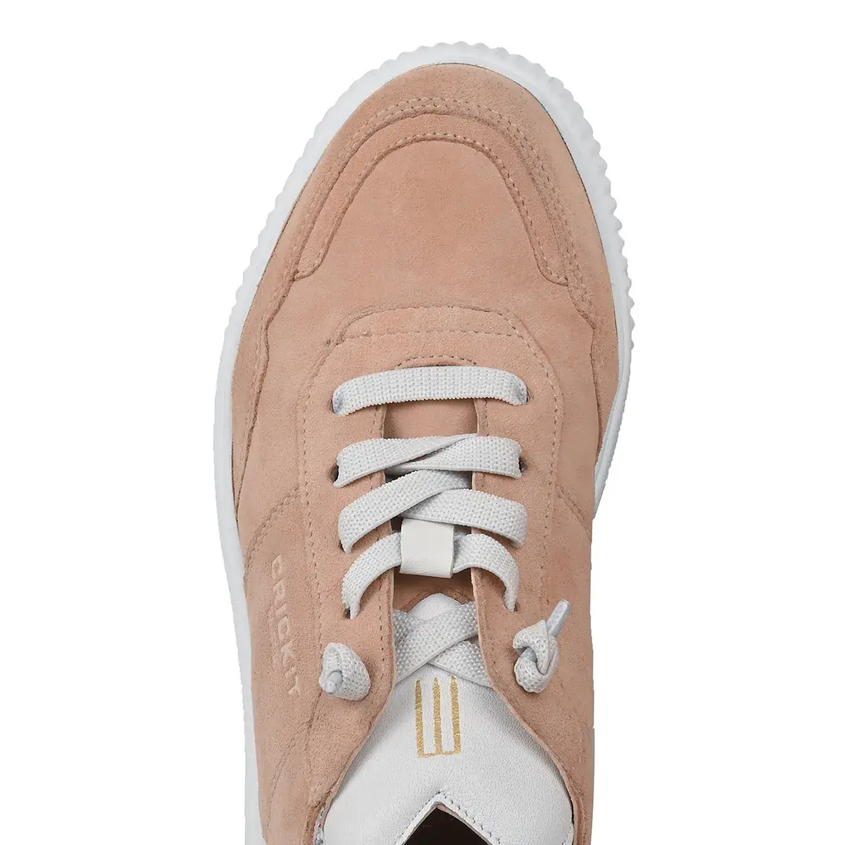 Niedrige Plateau-Sneakers aus Wildleder