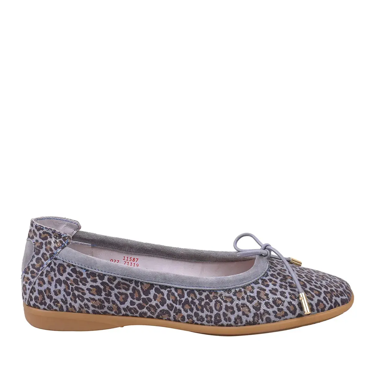 Ballerinas mit Leopardenmuster und Schleife
