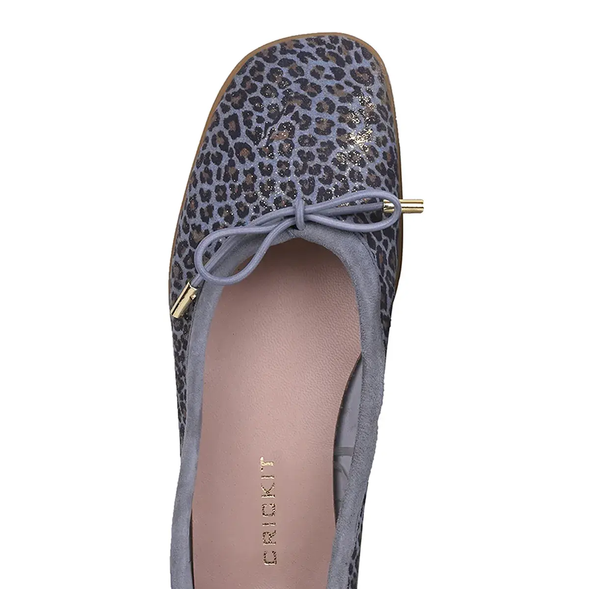Ballerinas mit Leopardenmuster und Schleife
