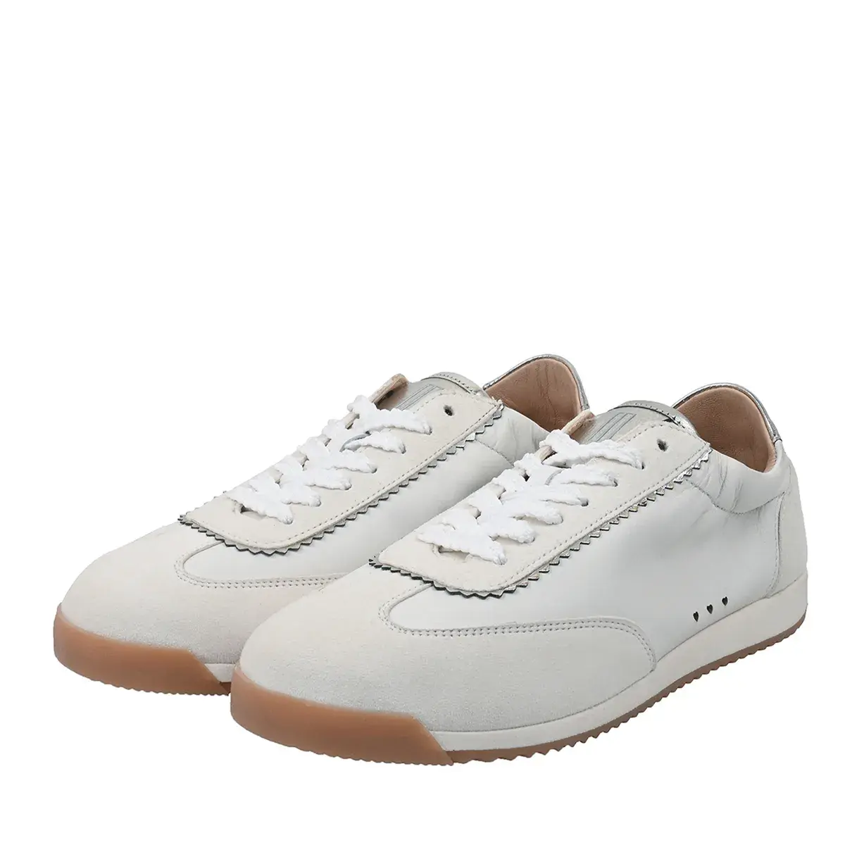 Retro-inspirierte Leder-Sneakers