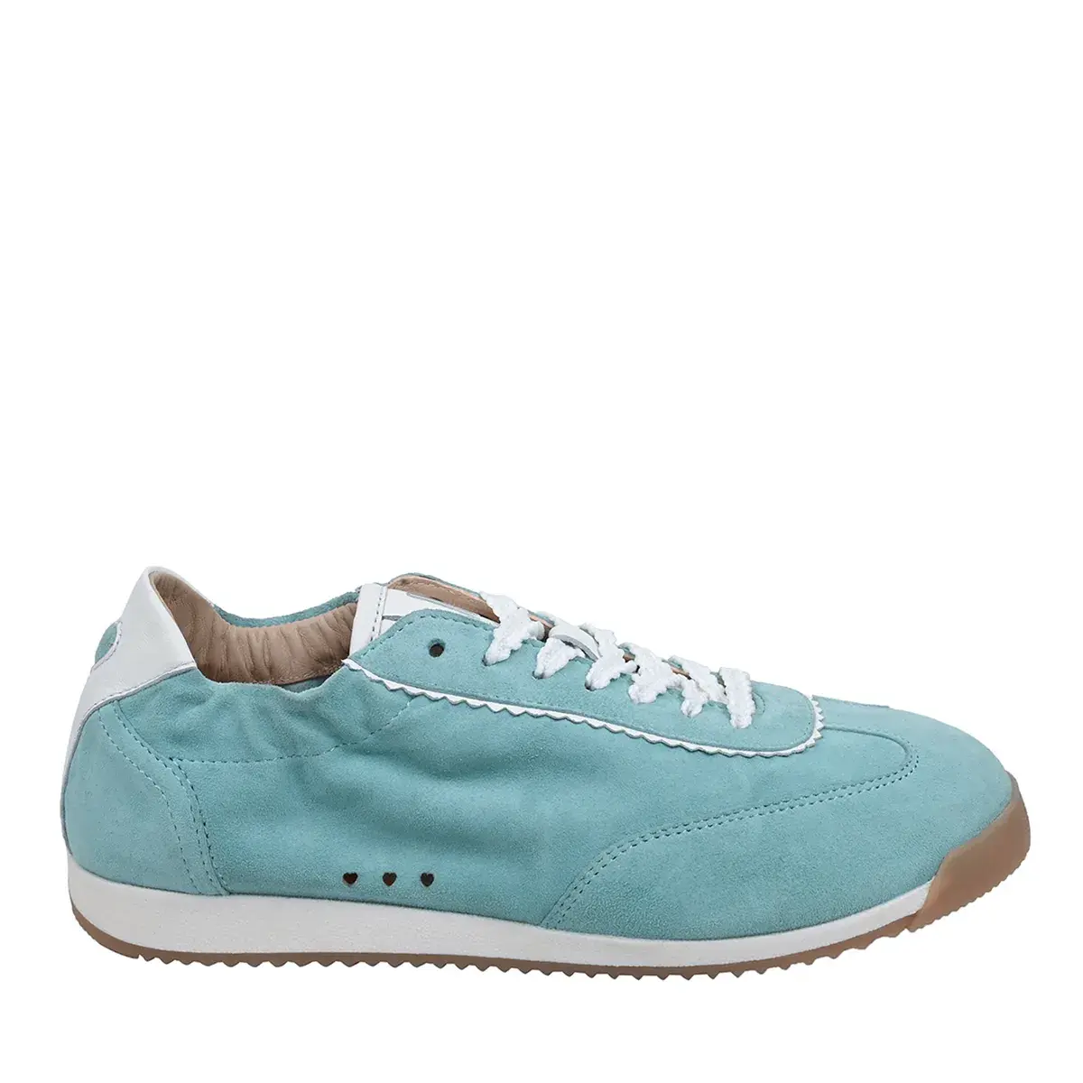 Damen Retro Wildleder Low-Top Sneaker