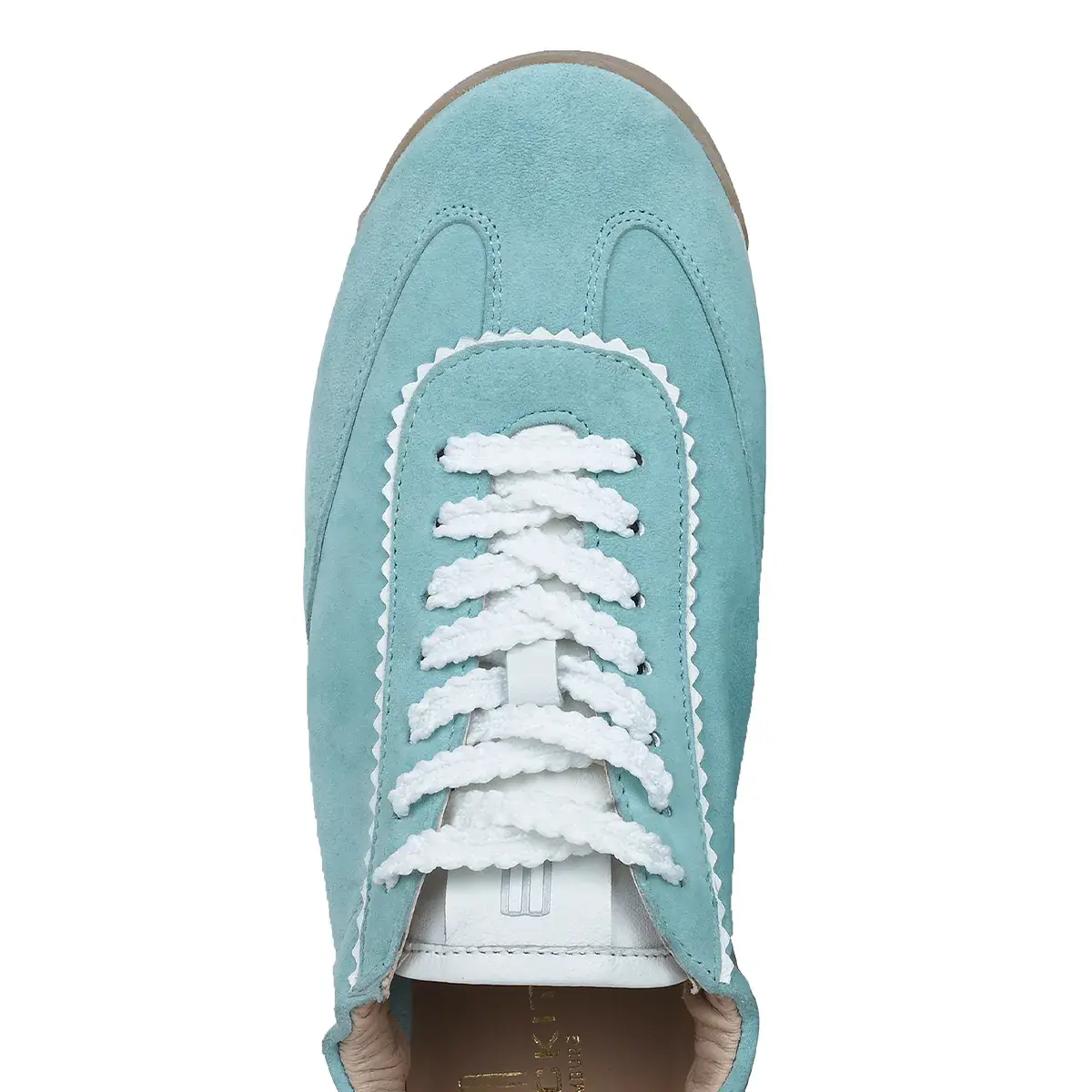 Damen Retro Wildleder Low-Top Sneaker