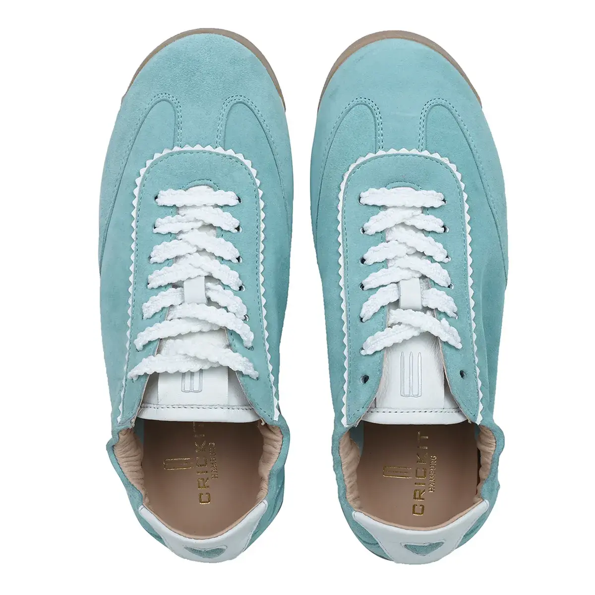 Damen Retro Wildleder Low-Top Sneaker