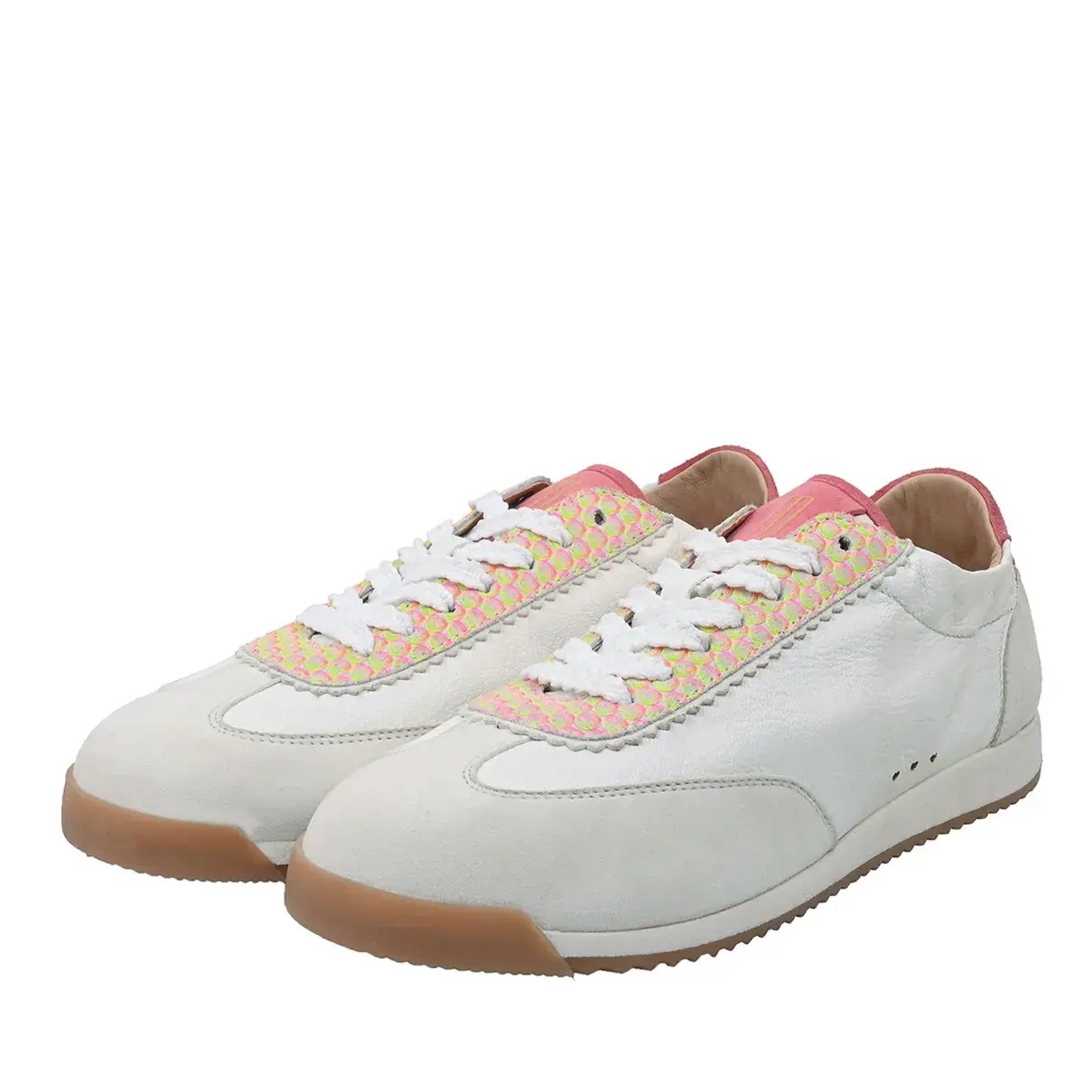 Retro-inspirierter Low-Top Leder Sneaker