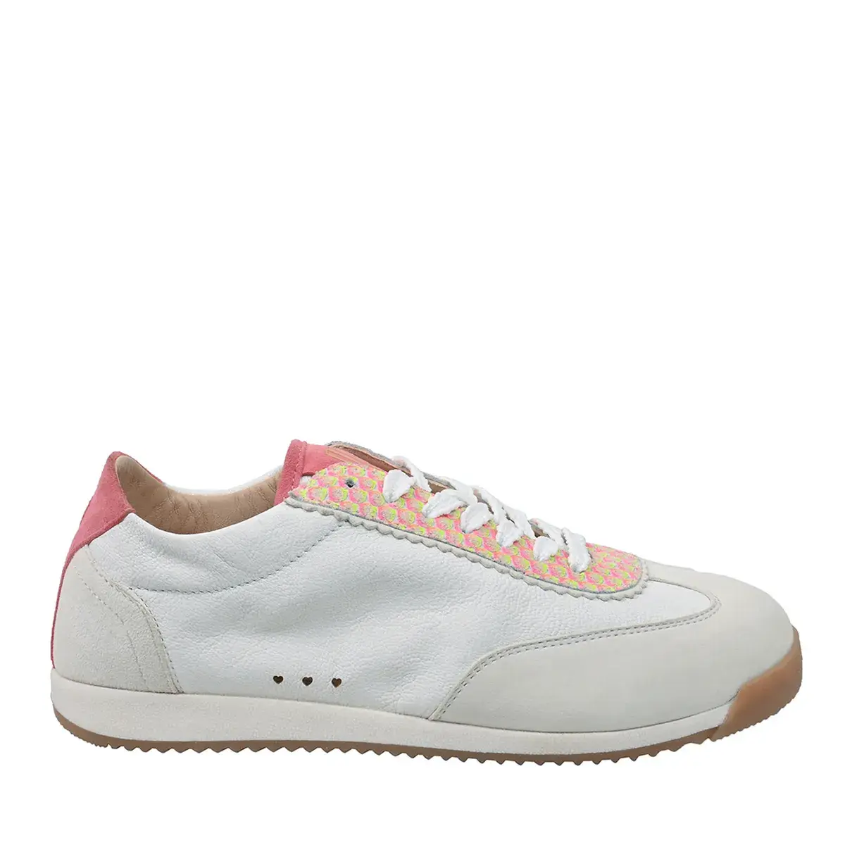 Retro-inspirierter Low-Top Leder Sneaker