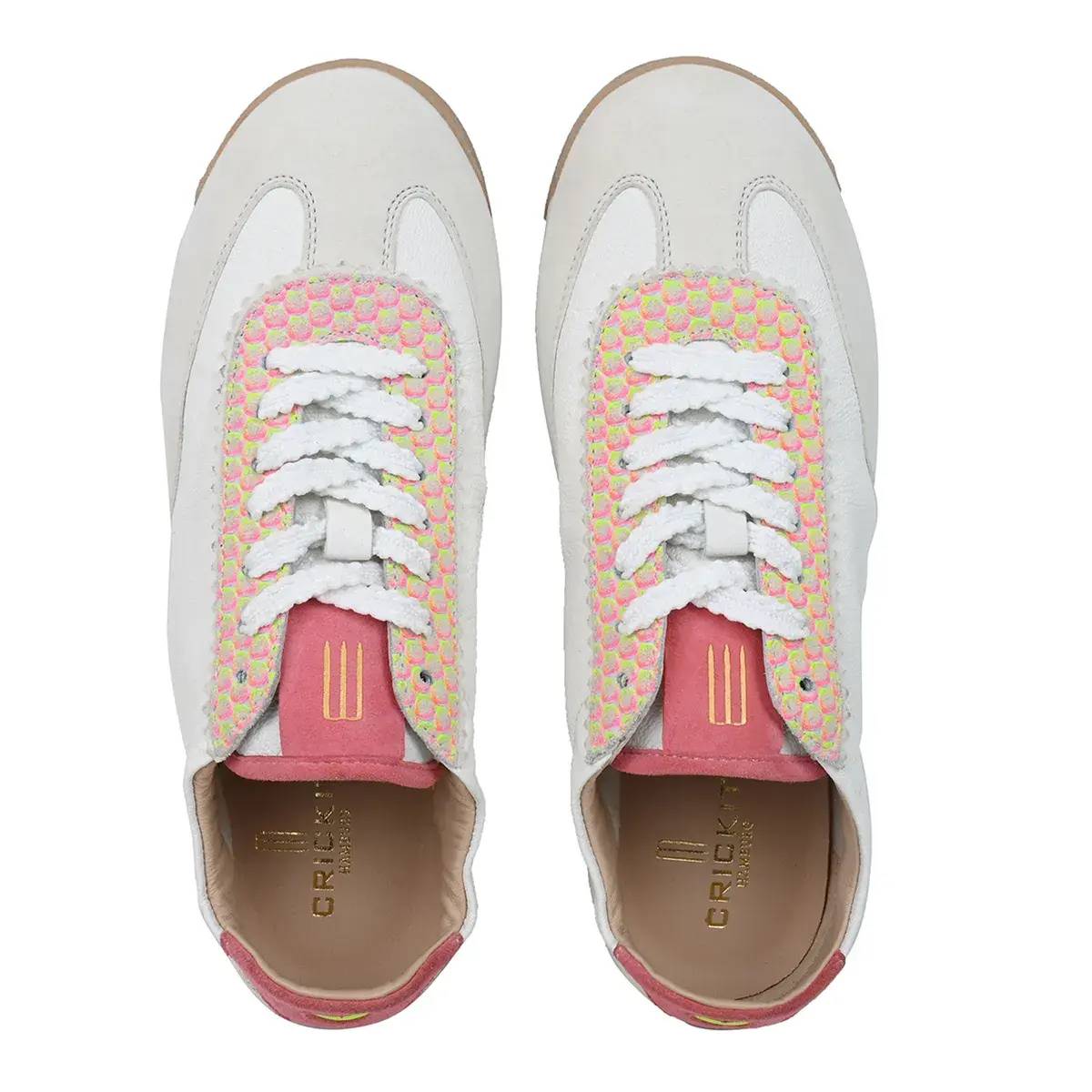 Retro-inspirierter Low-Top Leder Sneaker