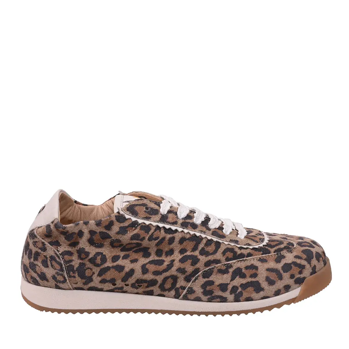 Retro Laufschuhe mit Leopardenmuster