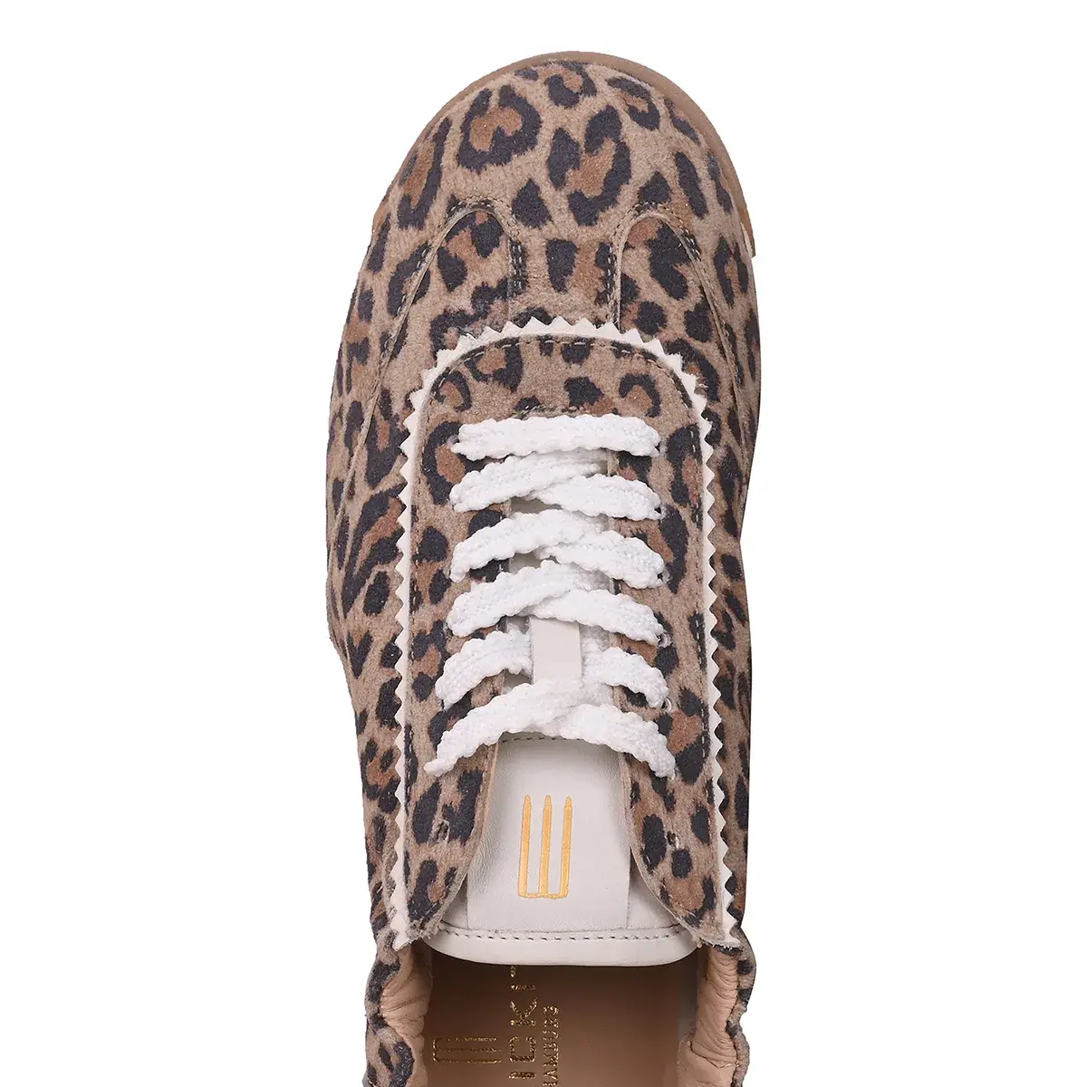 Retro Laufschuhe mit Leopardenmuster