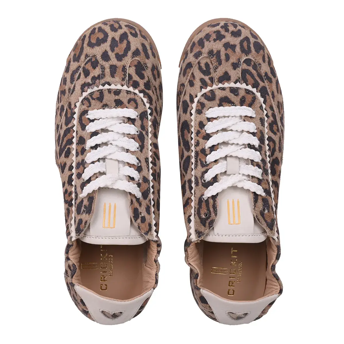 Retro Laufschuhe mit Leopardenmuster