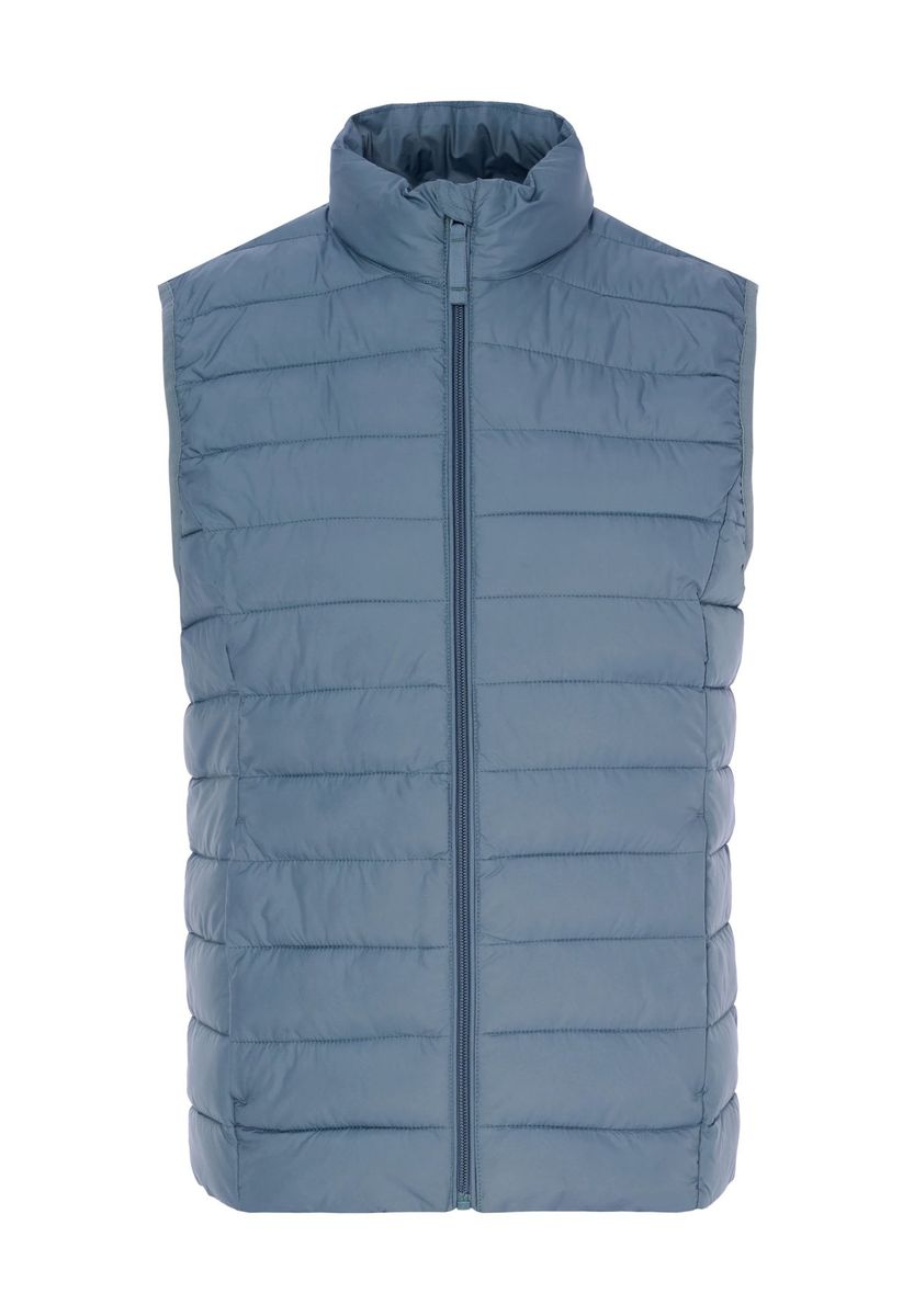 Gesteppte Weste mit Stehkragen