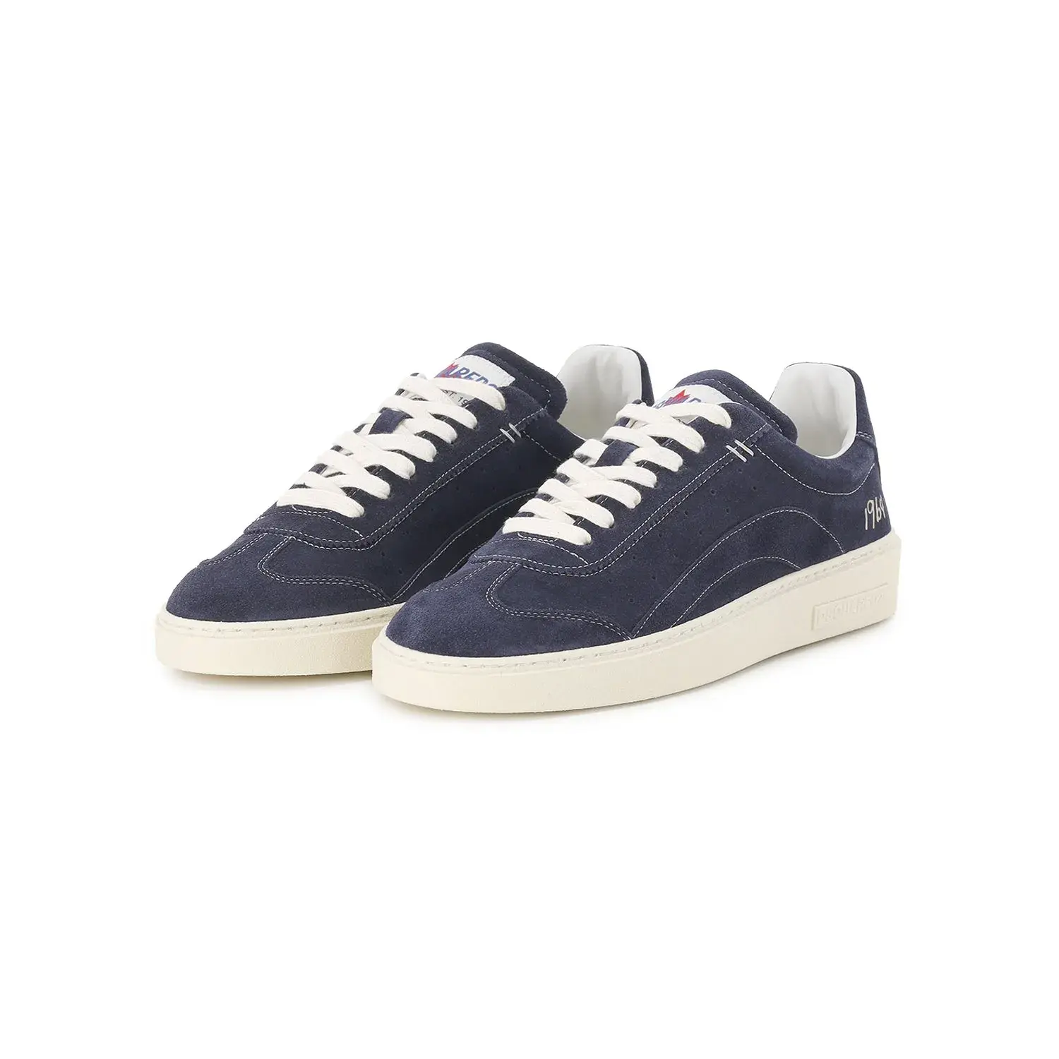 Wildleder Low-Top Court Sneaker