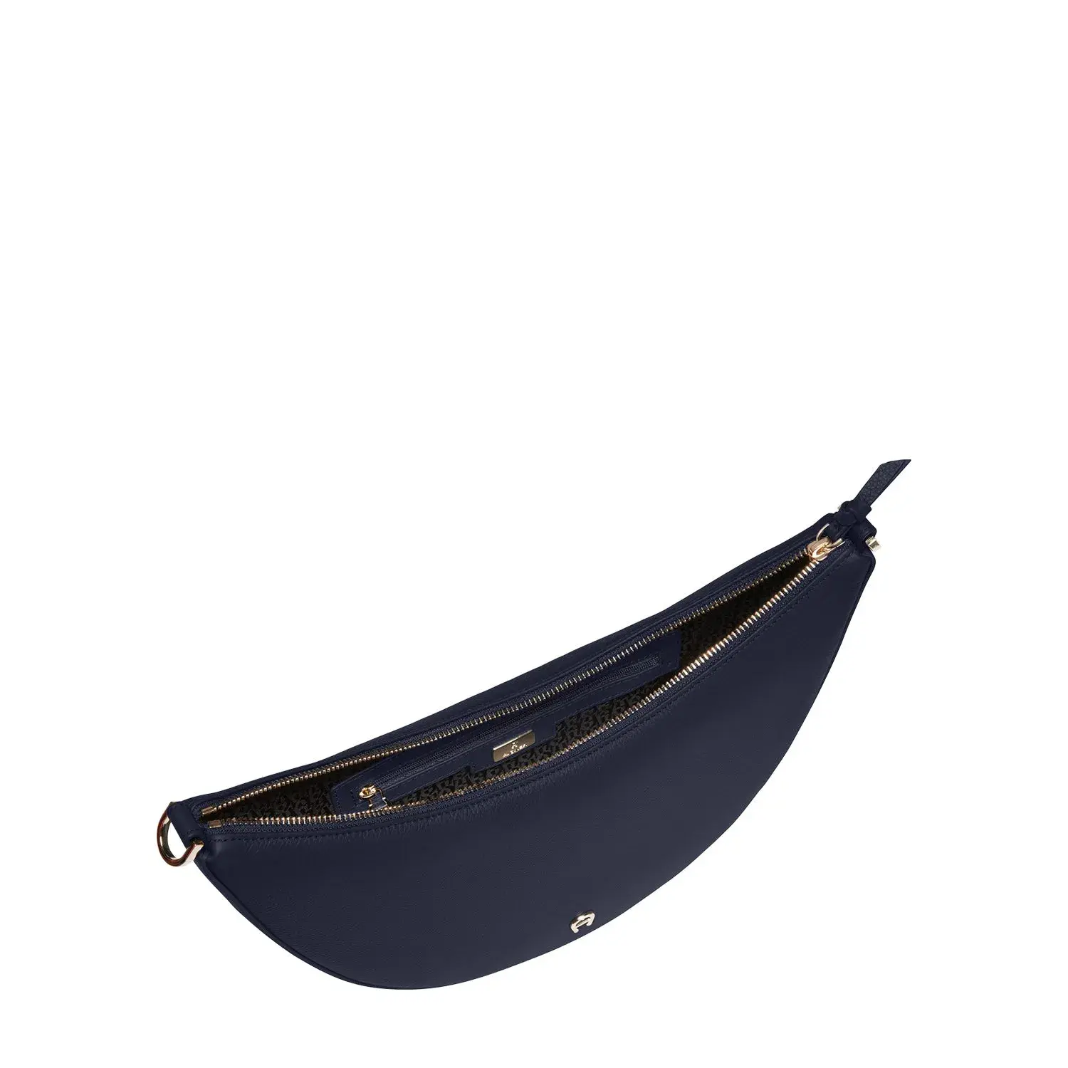 Strukturierte Leder Schultertasche