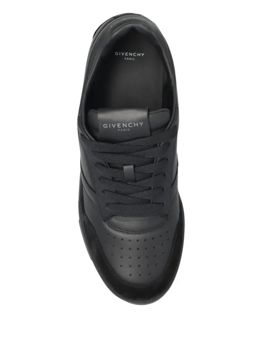 Minimalistische Leder Low-Top Sneaker