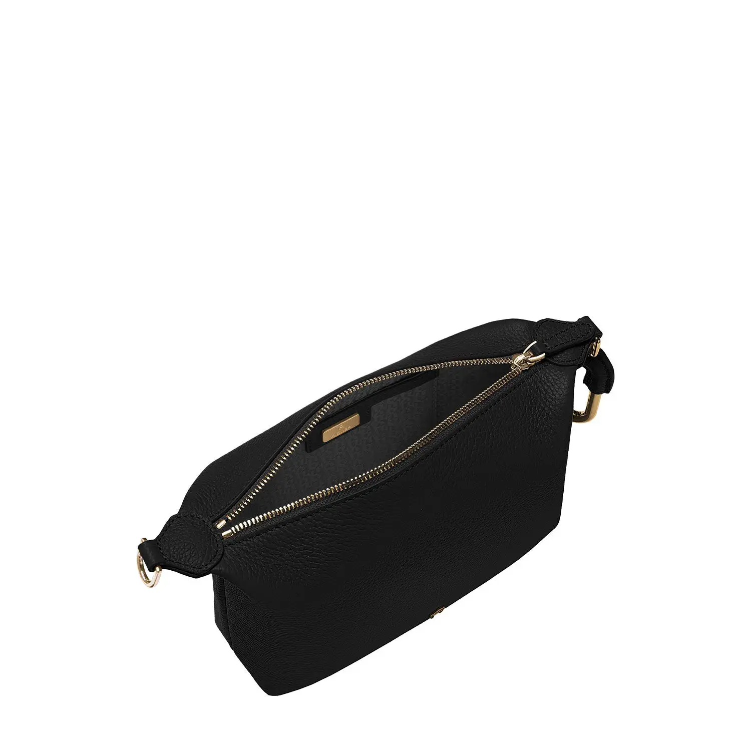 Minimalistische Strukturierte Leder Umhängetasche