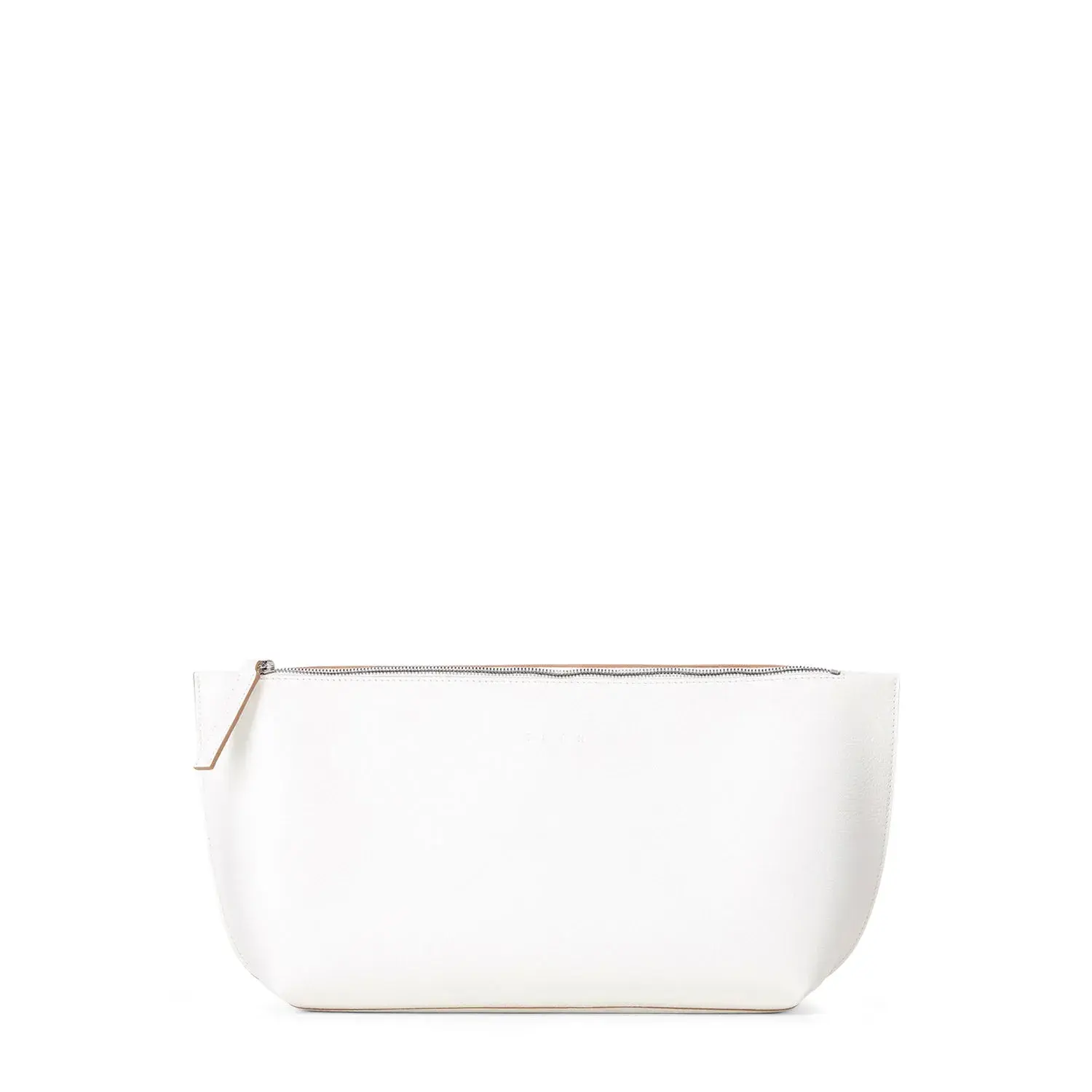Minimalistische Leder Tote Bag mit Pochette