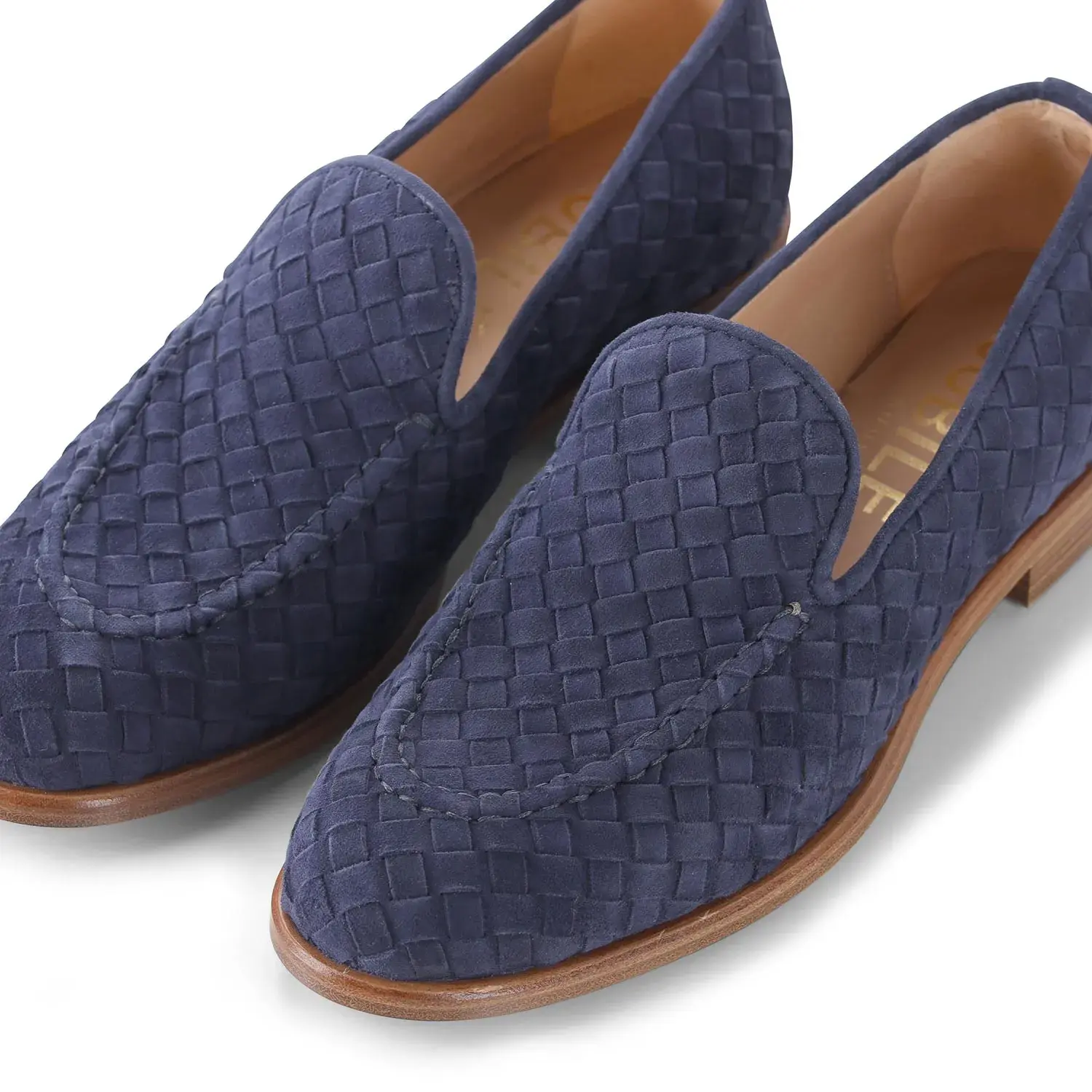 Loafer aus gewebtem Wildleder