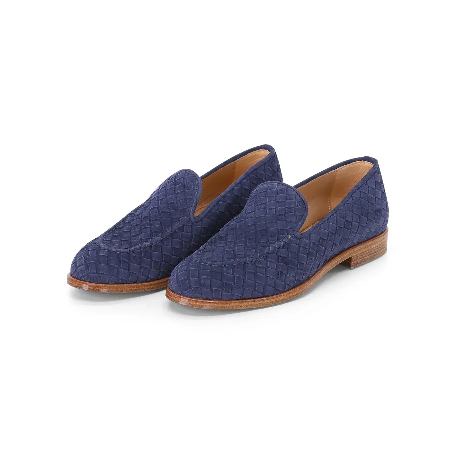 Loafer aus gewebtem Wildleder