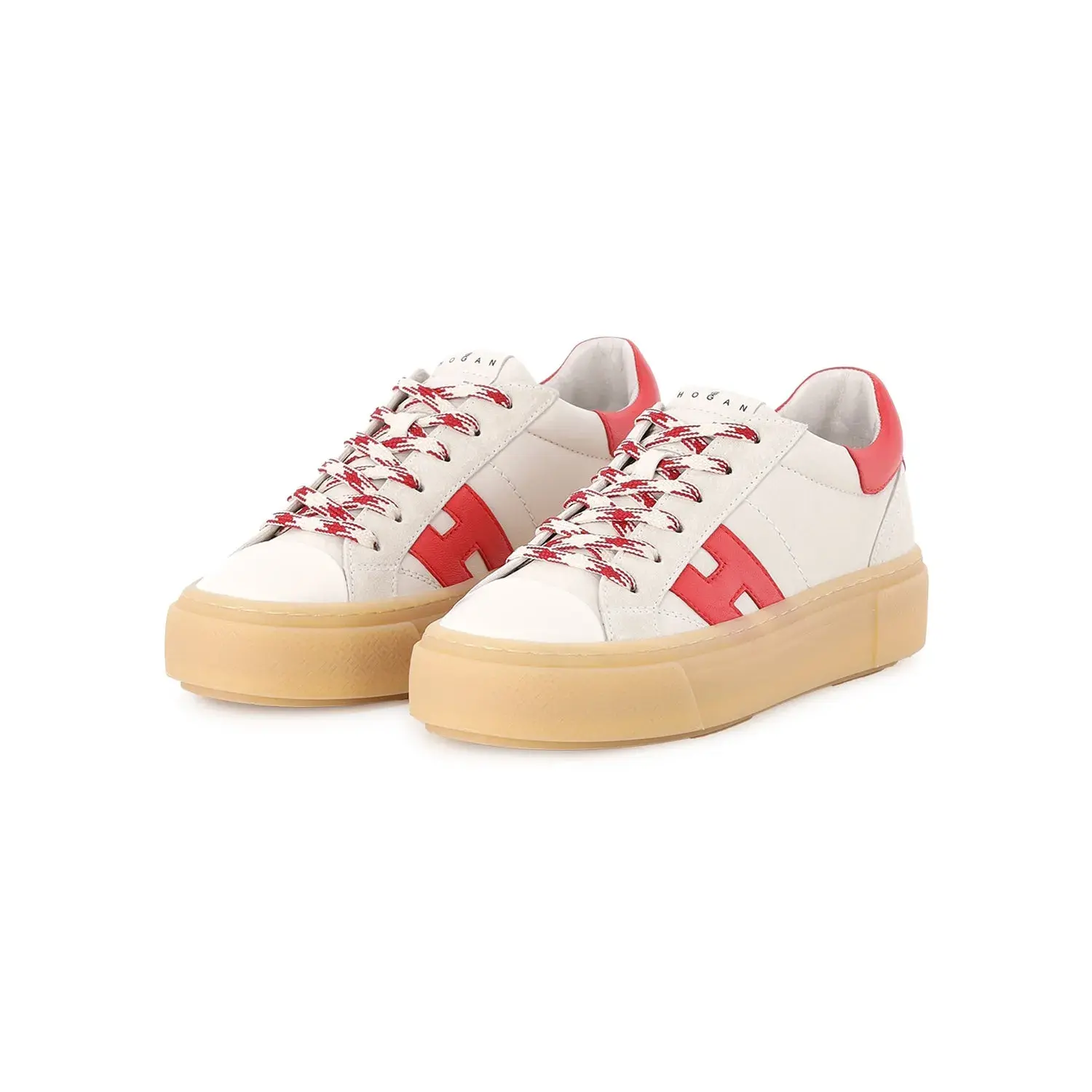Plateau Leder Low-Top Sneaker