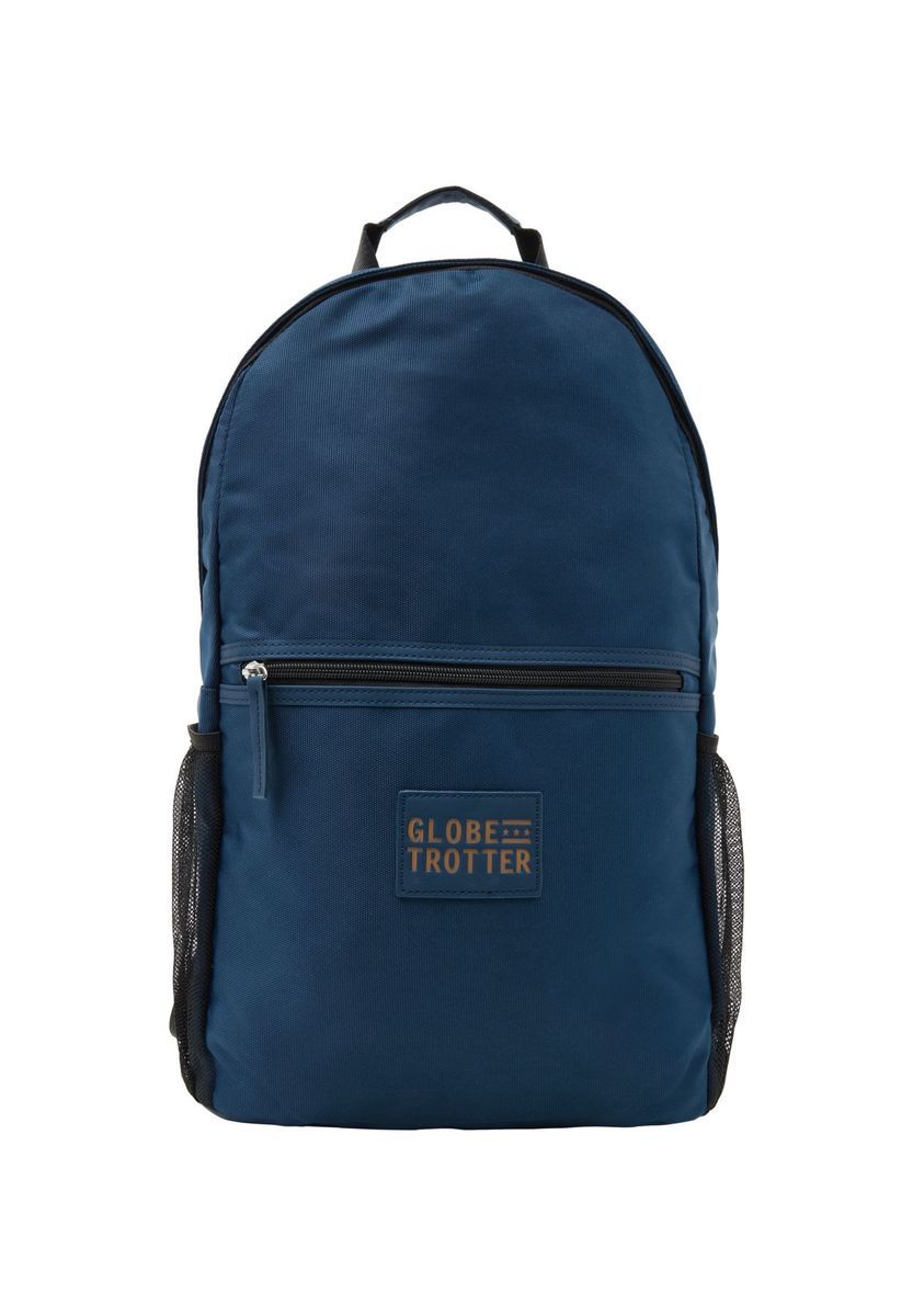 Minimalistischer blauer Freizeitrucksack