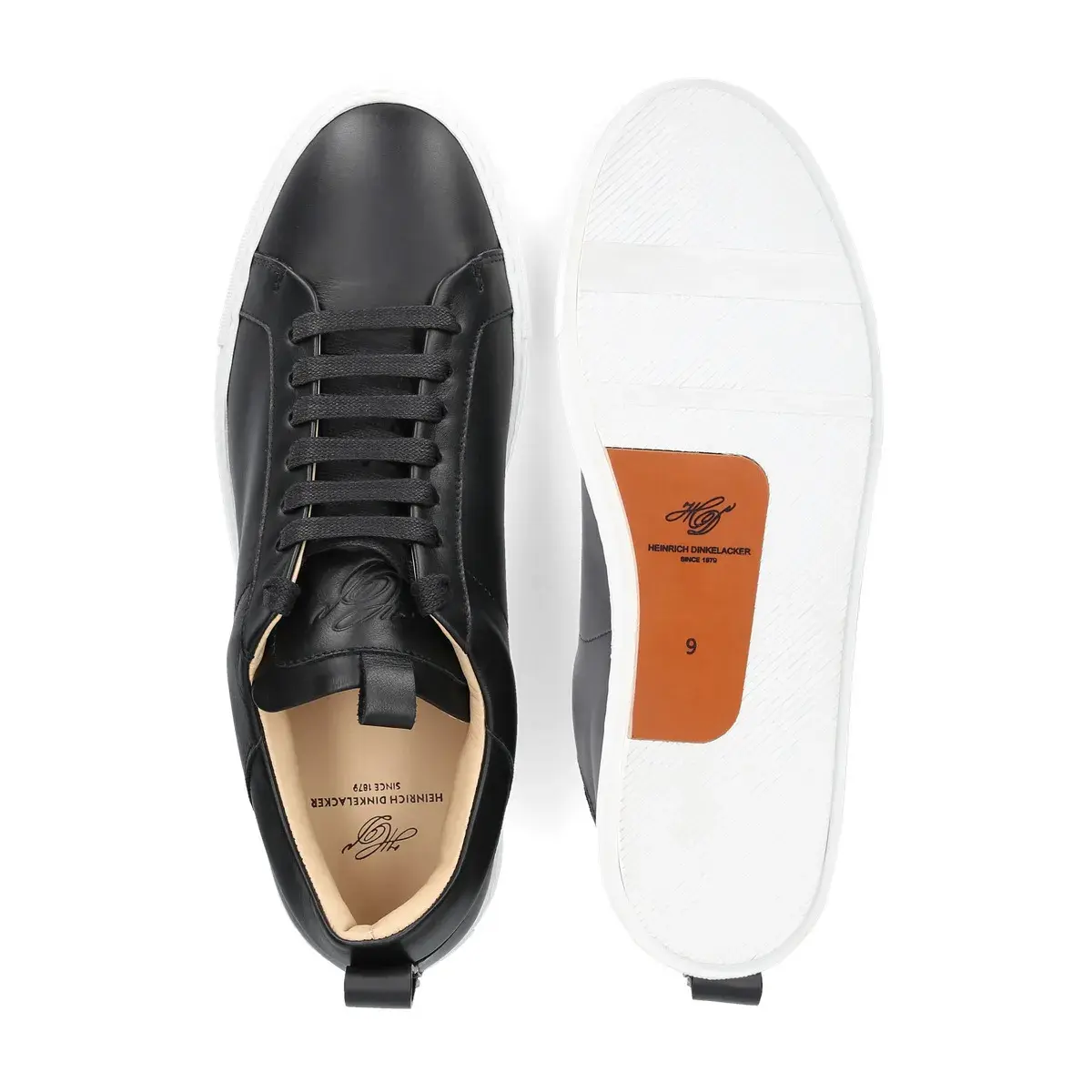 Leder Low-Top Court Sneaker