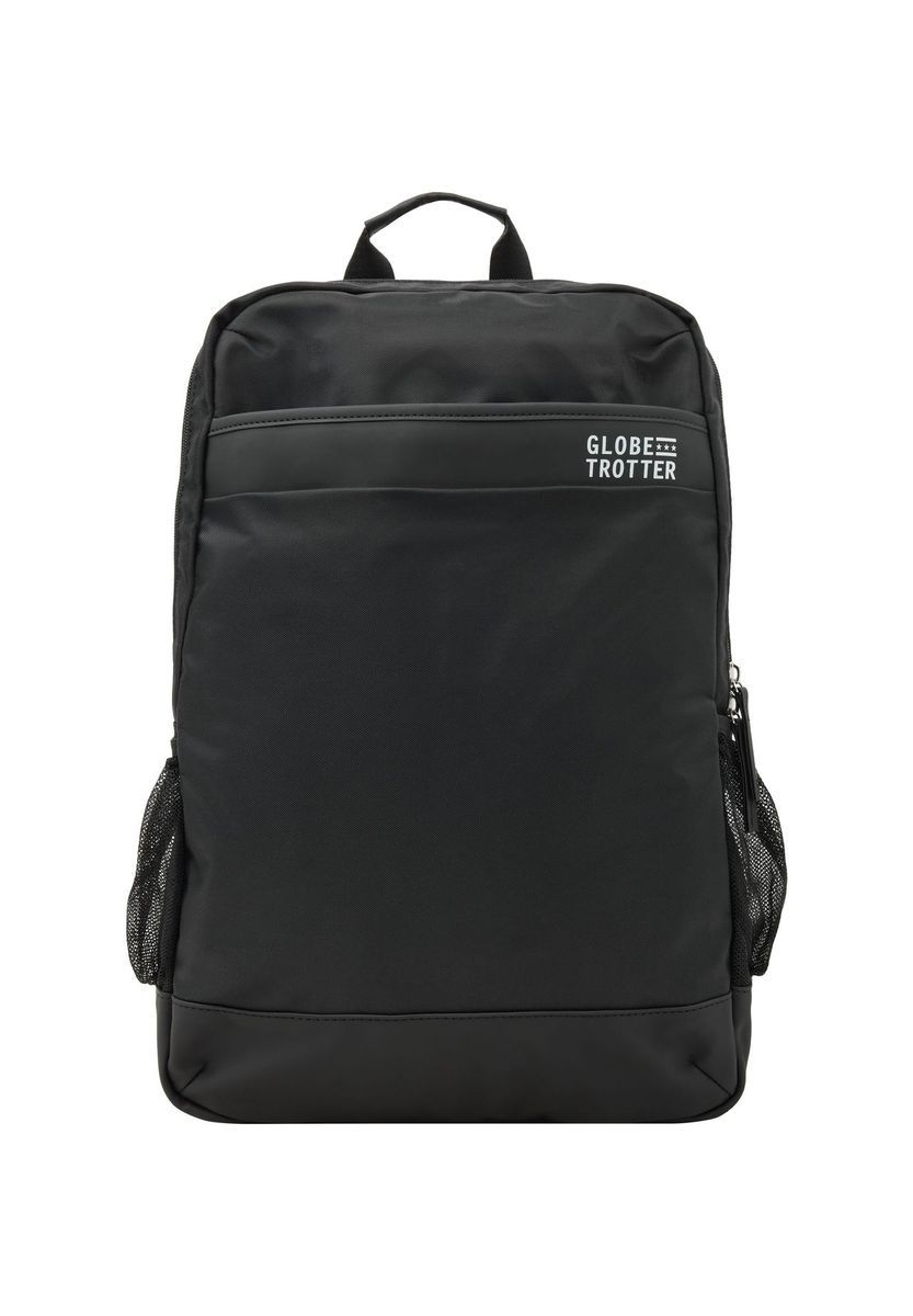 Schlanker schwarzer Laptop-Rucksack mit RFID-Schutz