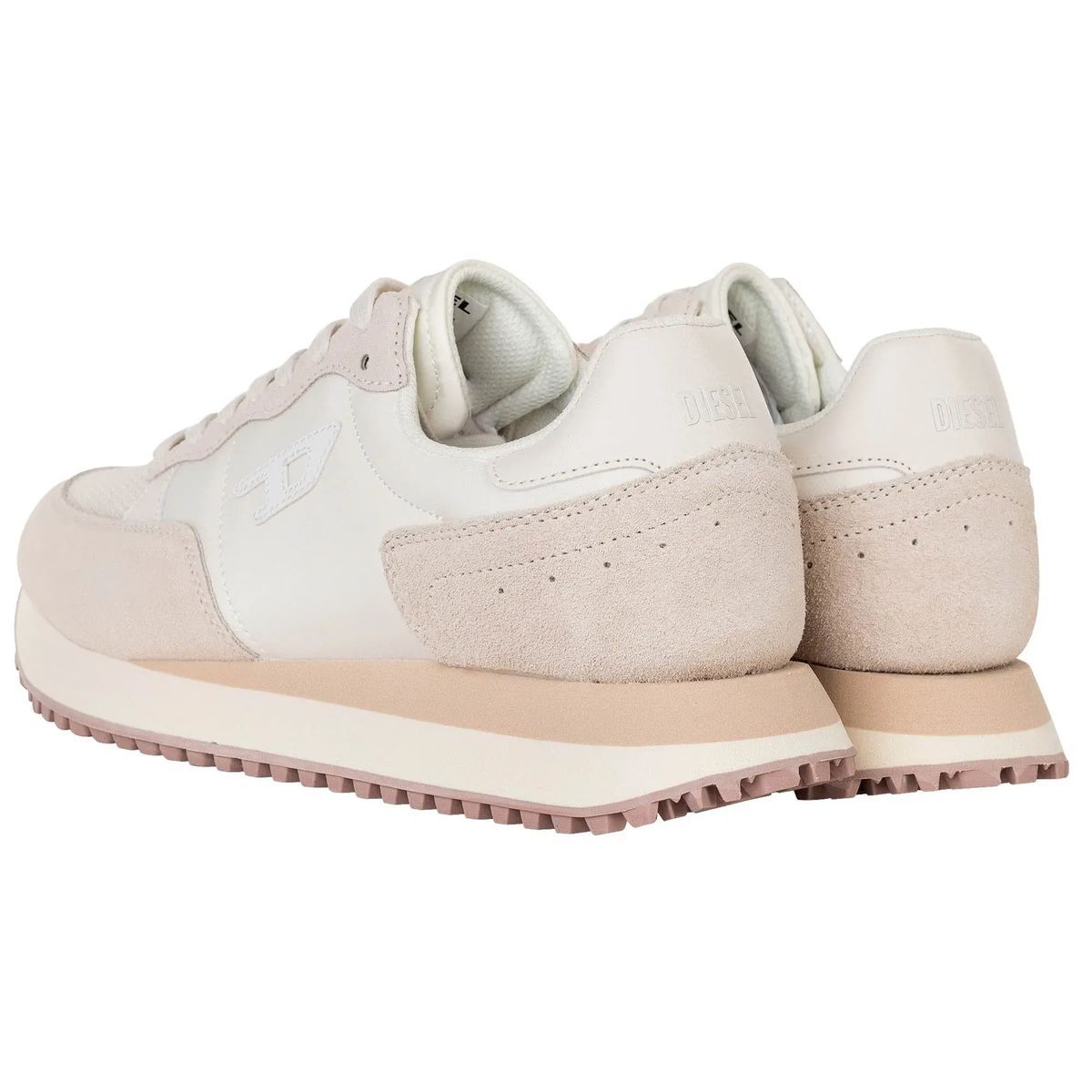 Beige Diesel S-D-Light Low-Top Sneaker