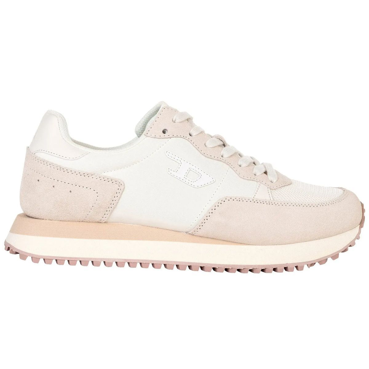 Beige Diesel S-D-Light Low-Top Sneaker