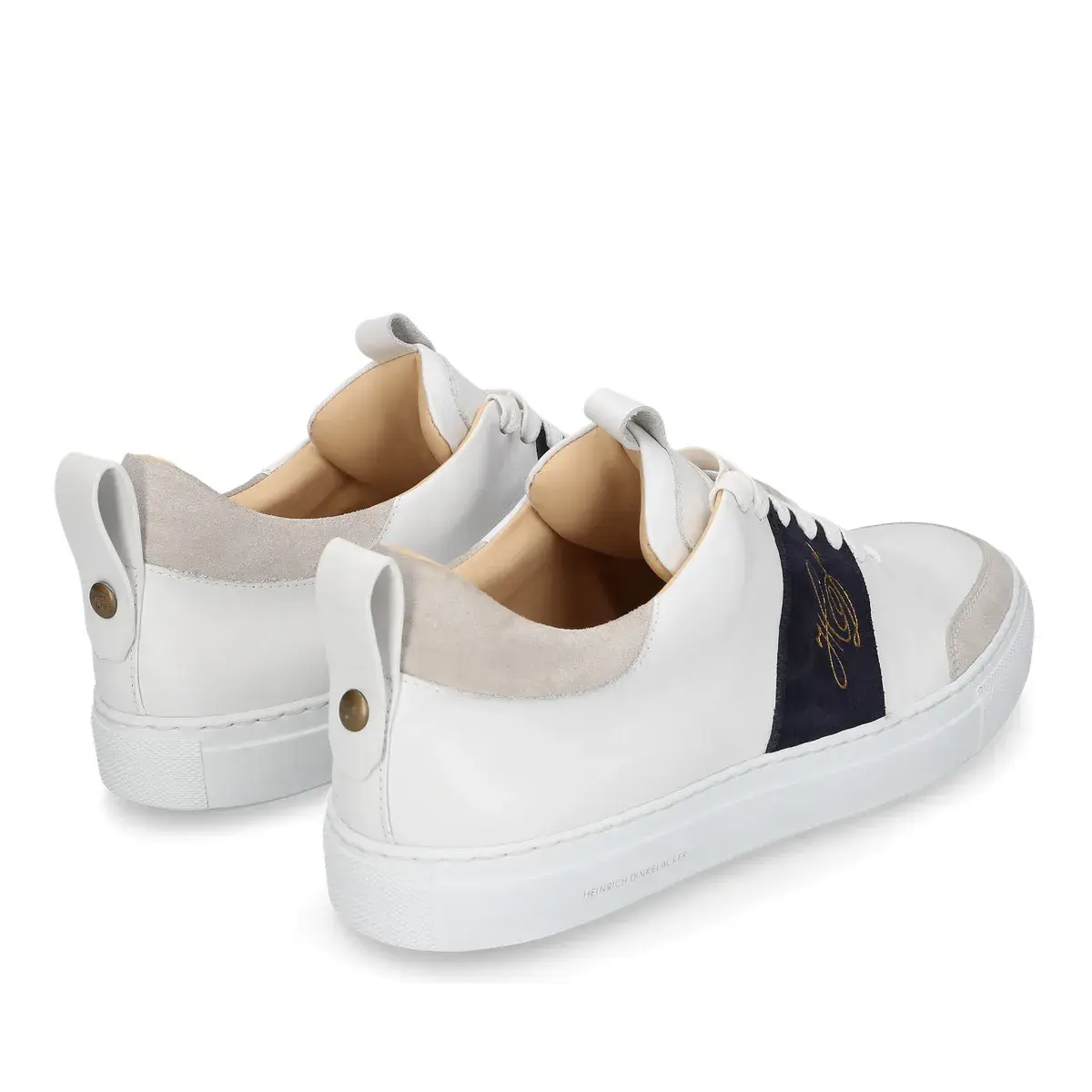 Leder Low-Top Court Sneaker
