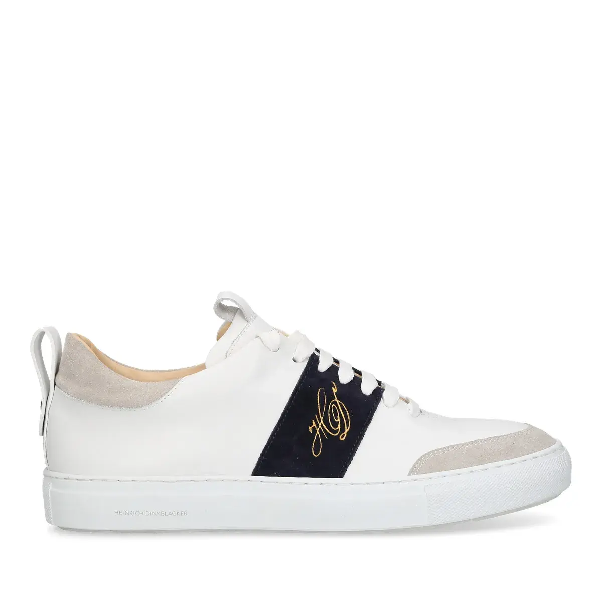 Leder Low-Top Court Sneaker