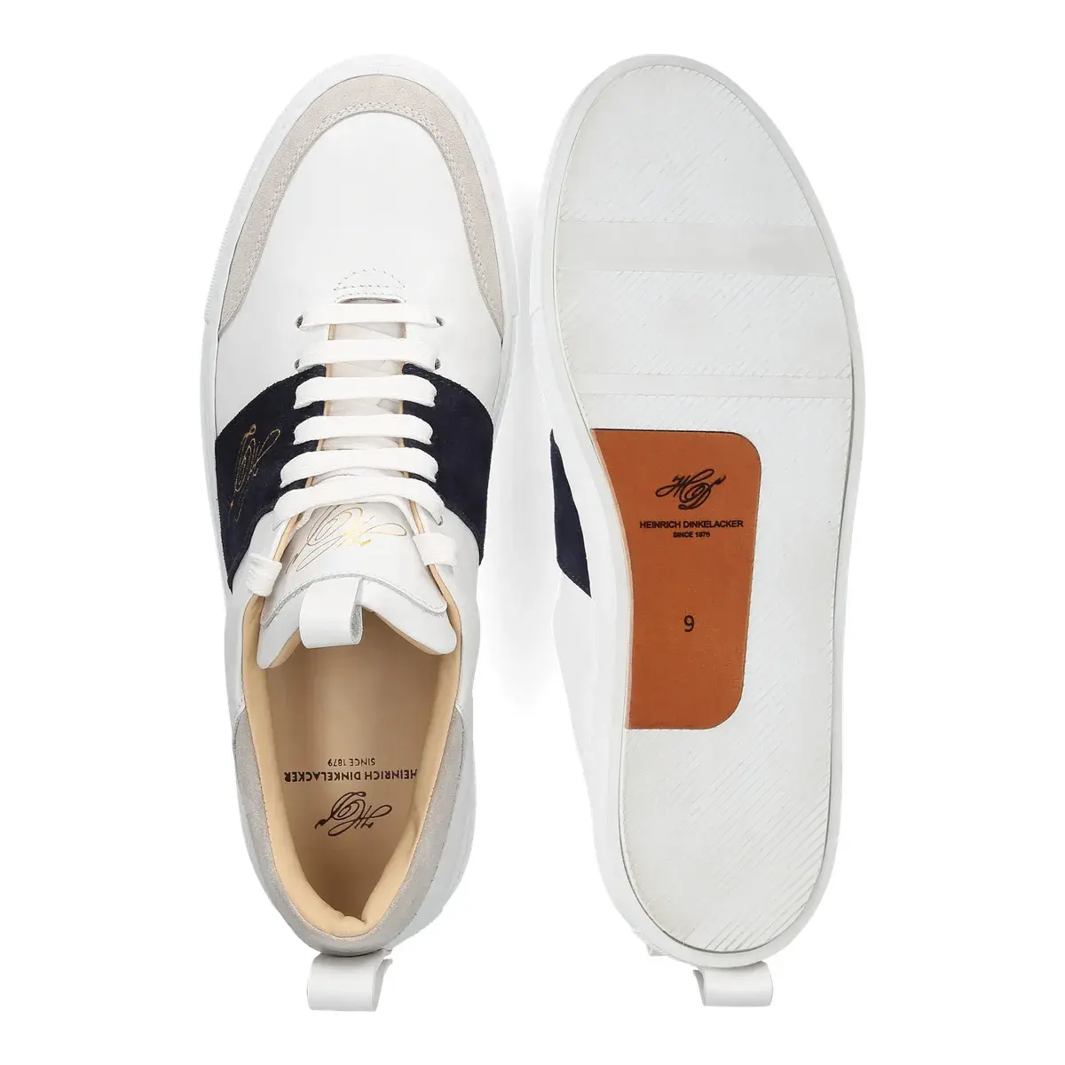 Leder Low-Top Court Sneaker